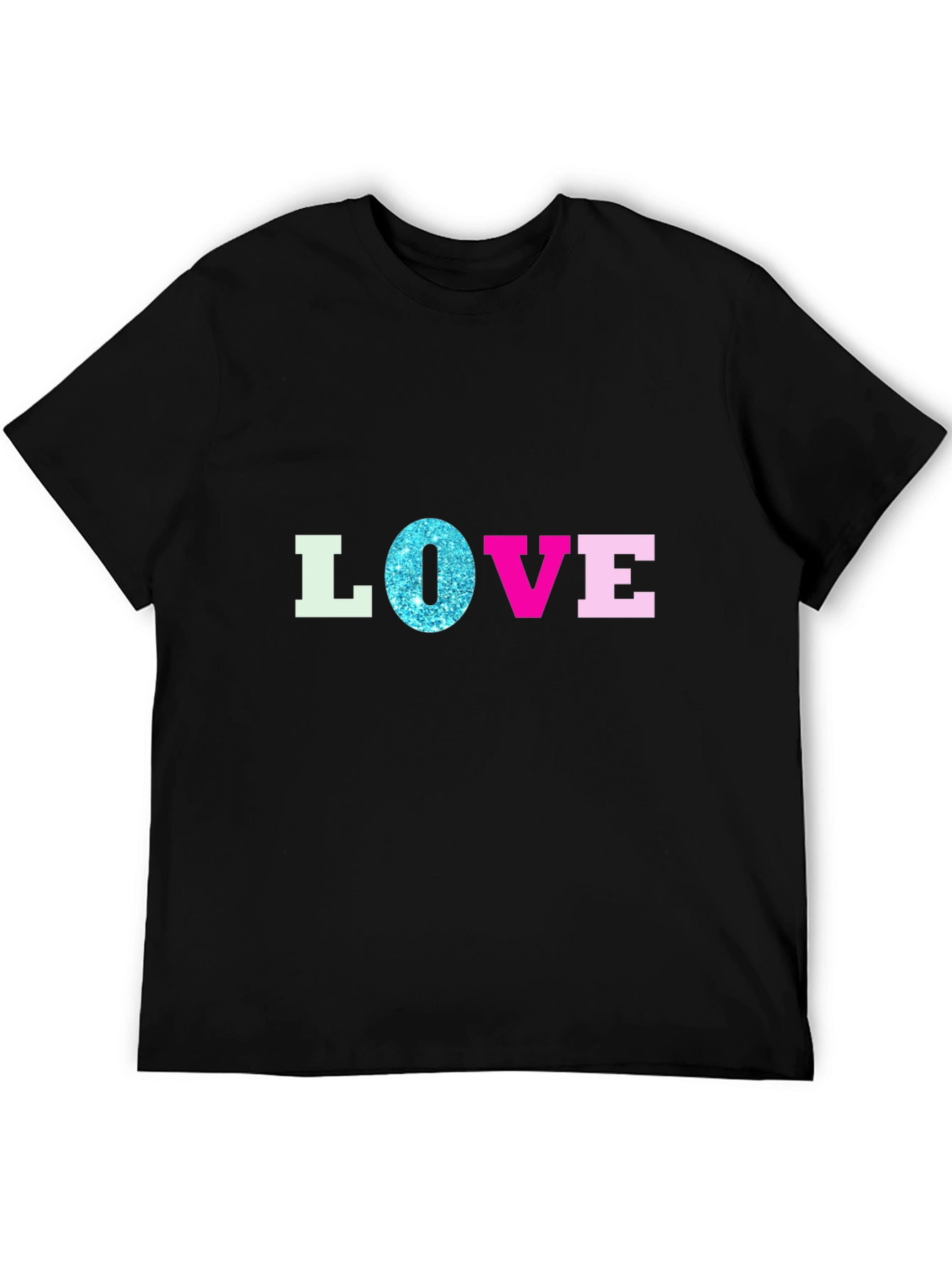Black Love T-Shirt - Stylish Graphic Tee for Men view 5