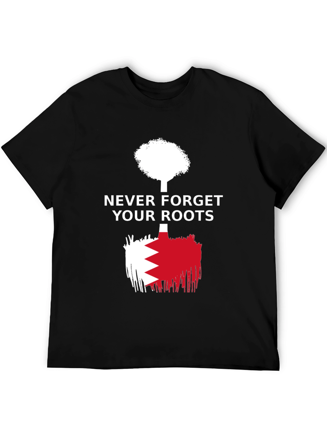 Black Never Forget Roots Graphic T-Shirt view 5