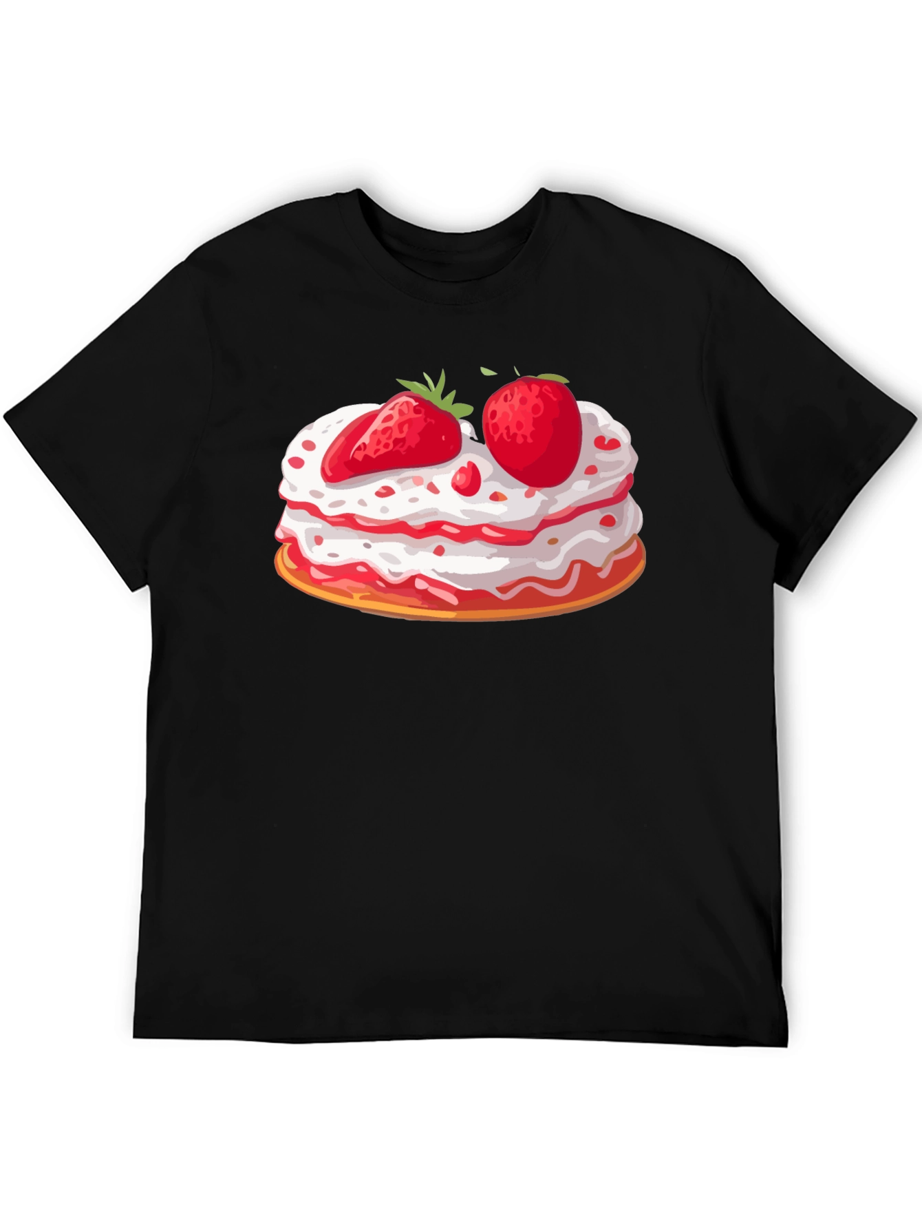 Black Strawberry Shortcake T-Shirt - Sweet Treat Tee view 5