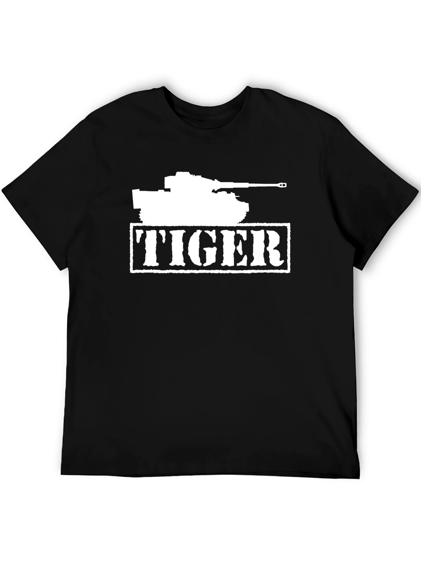 Black Tiger Tank T-Shirt - Military Vehicle Tee view 5
