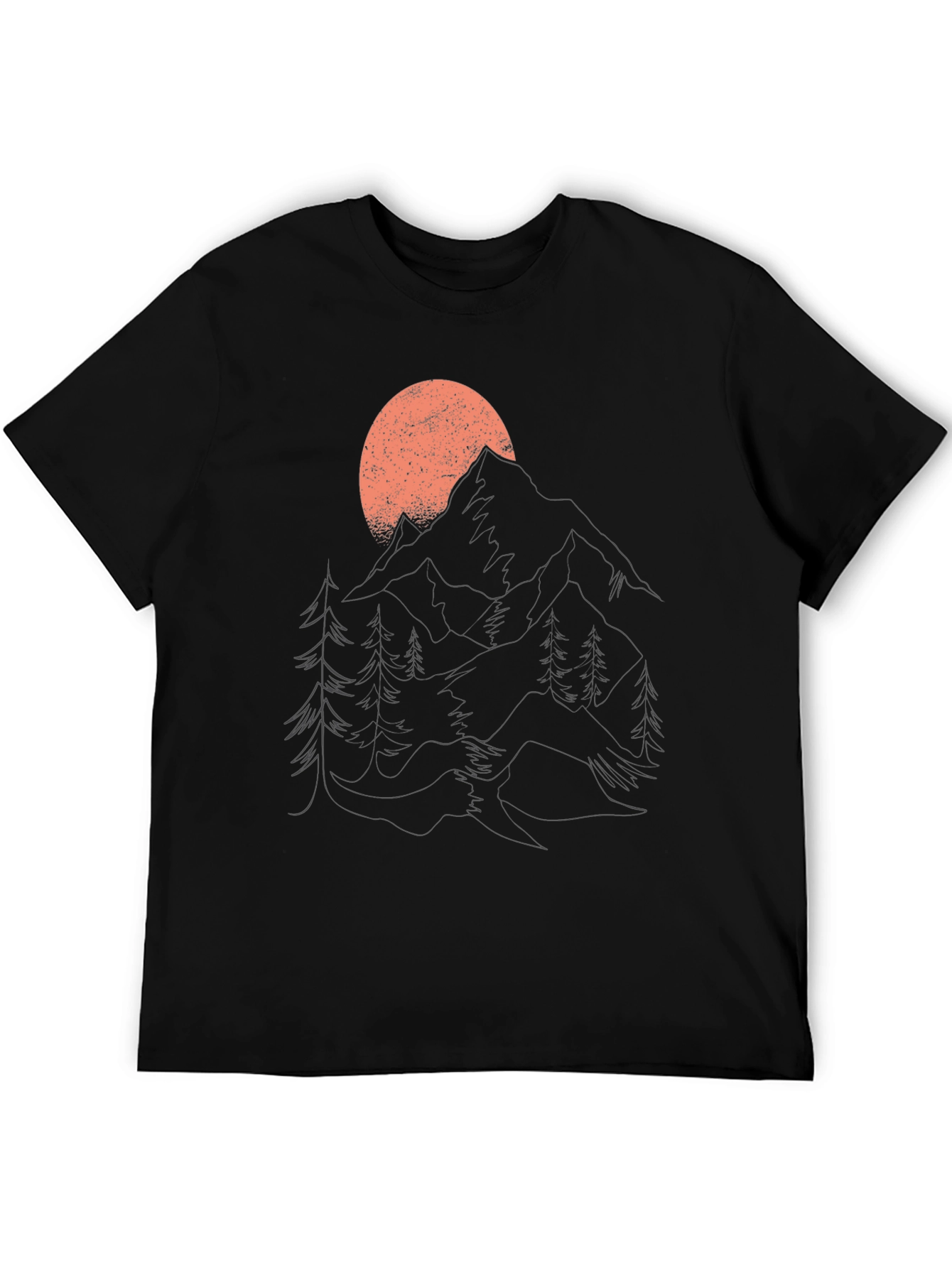 Black Mountain Sunset Graphic Tee - Nature Inspired Comfort view 5