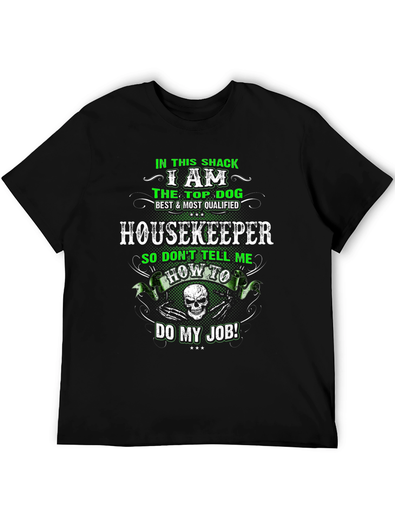 Black Housekeeper Top Dog Graphic Tee view 5
