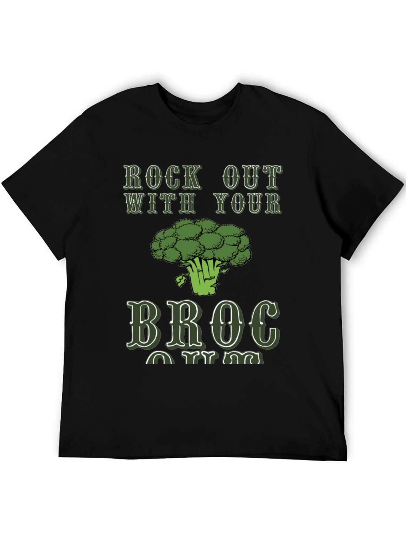 Black Rock Out With Your Broc T-Shirt view 5