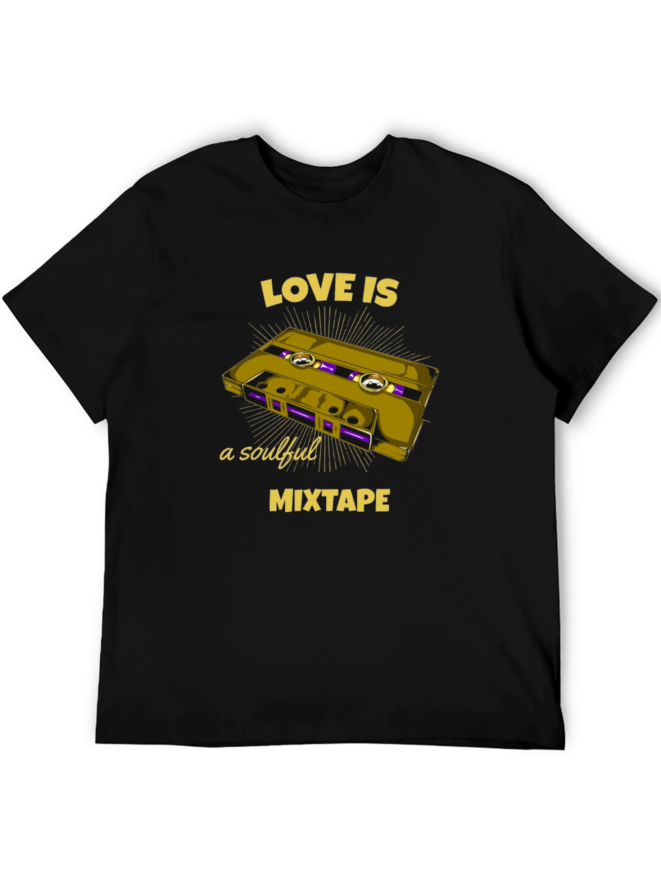 Black Love is a Soulful Mixtape Graphic Tee view 5