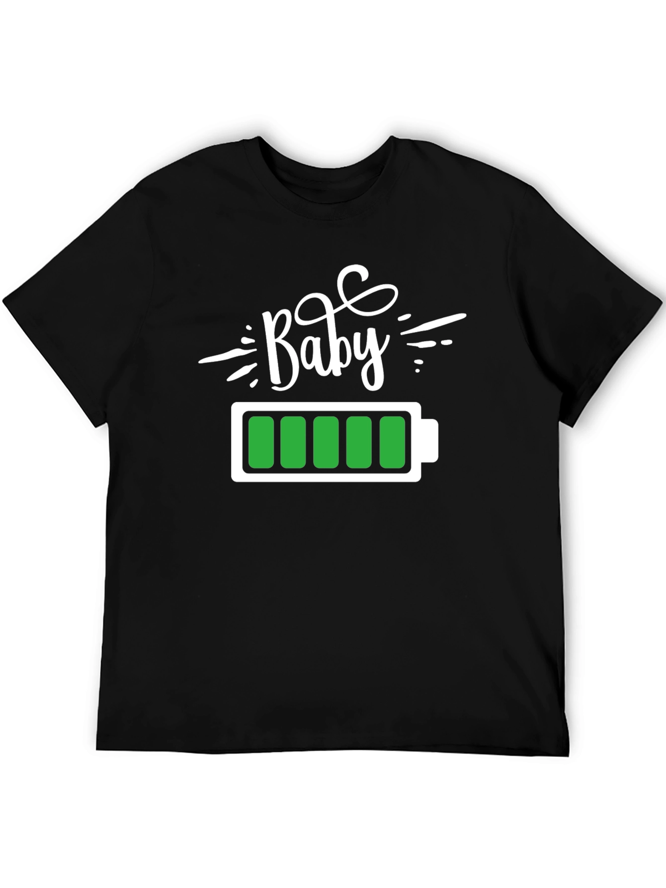 Black Baby Full Battery T-Shirt view 5