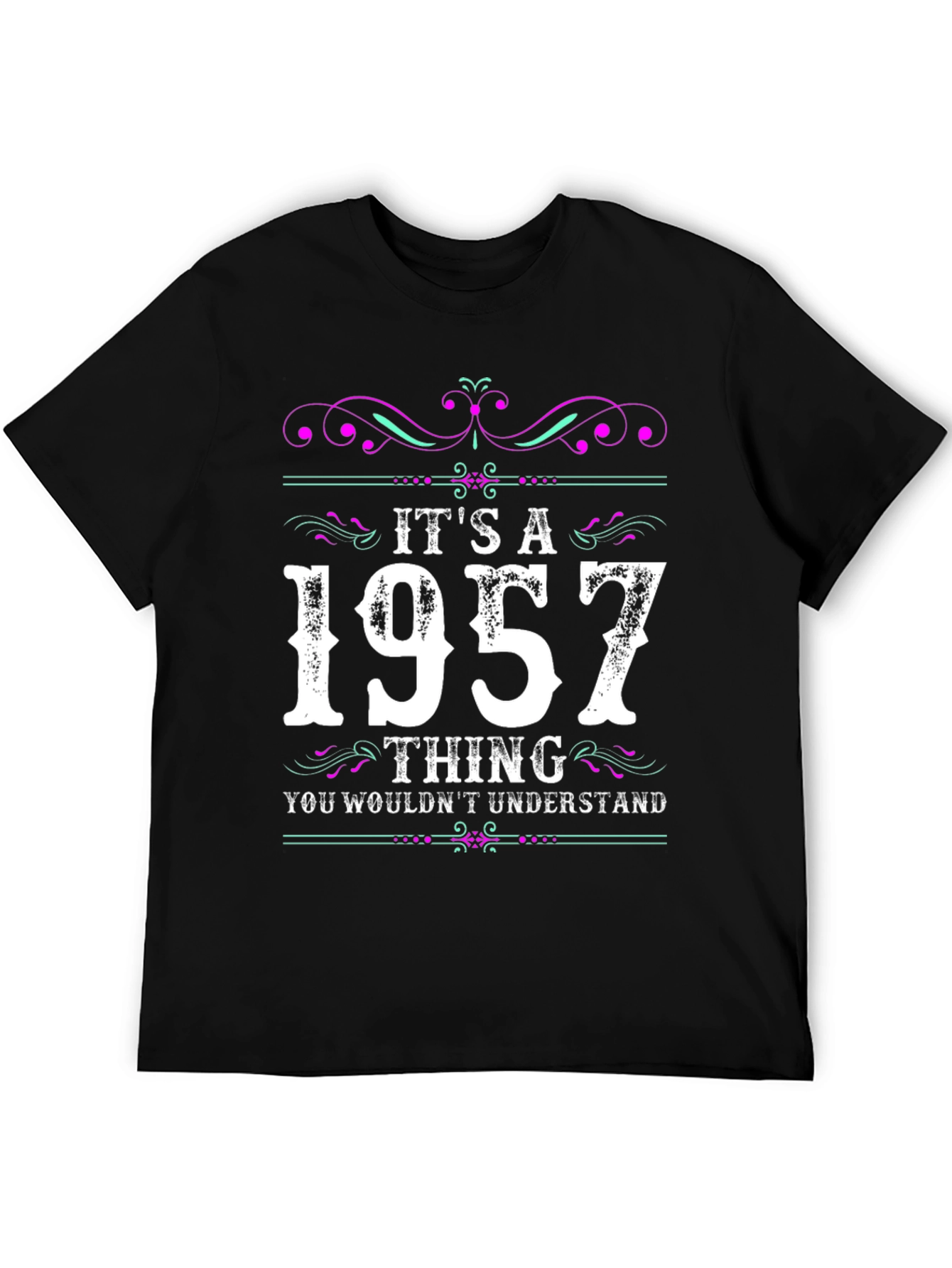 Black It's A 1957 Thing - Graphic T-Shirt view 5