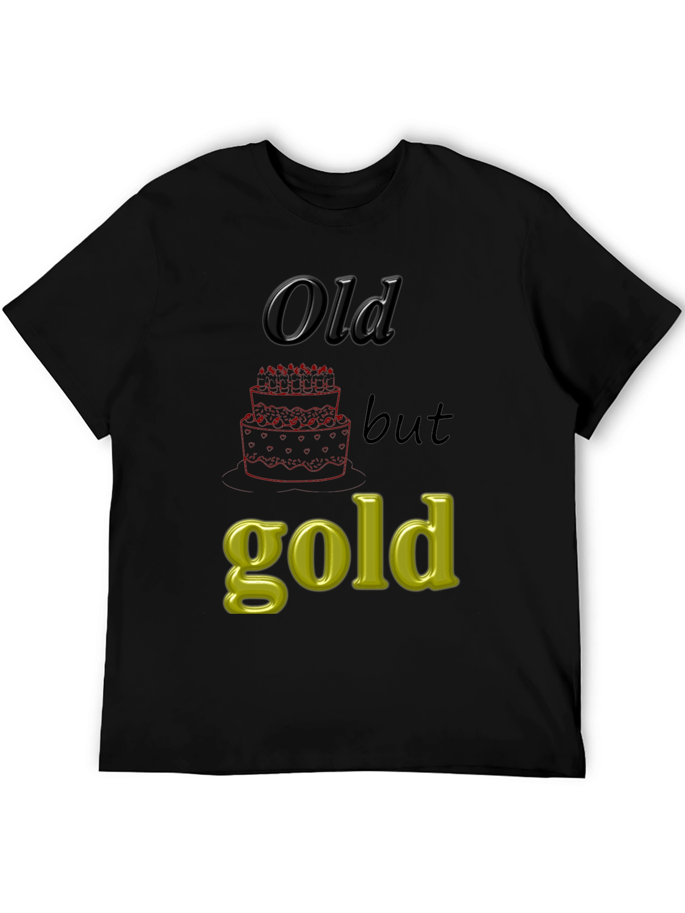 Black Old but Gold Graphic Tee view 5