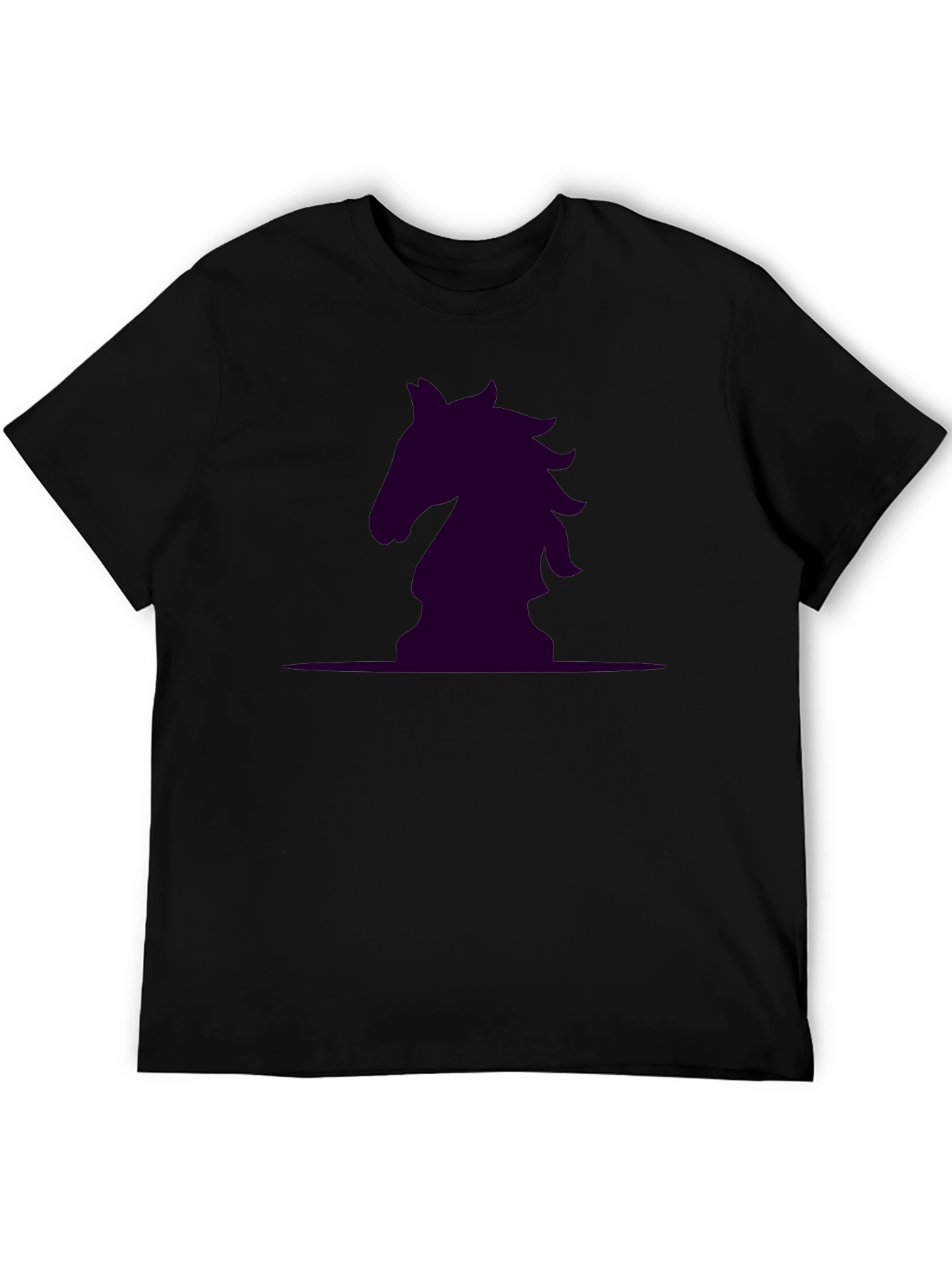 Black Chess Knight Graphic Tee - Stylish & Unique view 5
