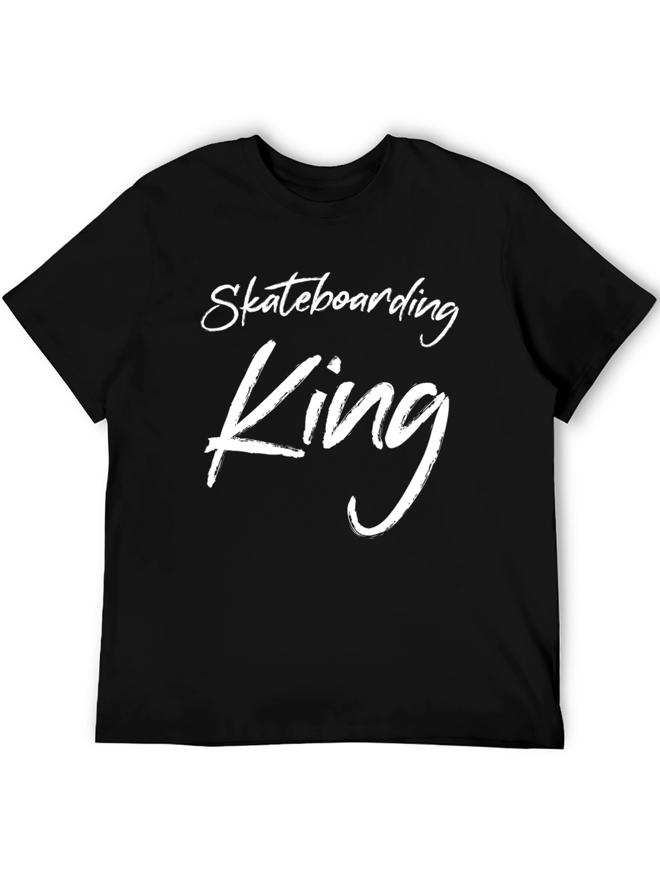 Black Skateboarding King Black T-Shirt view 5