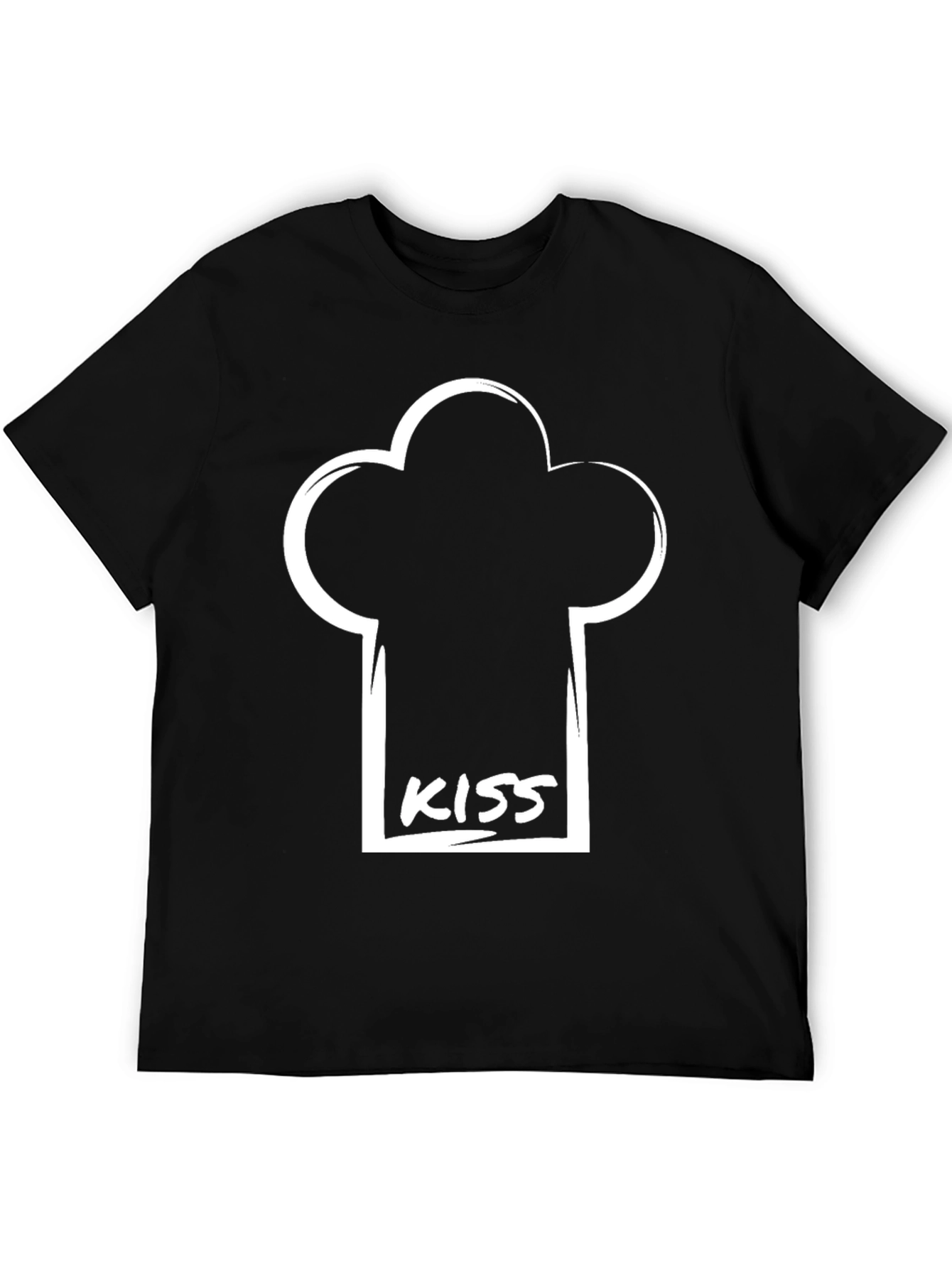 Black Chef Kiss T-Shirt - Funny Culinary Design view 5