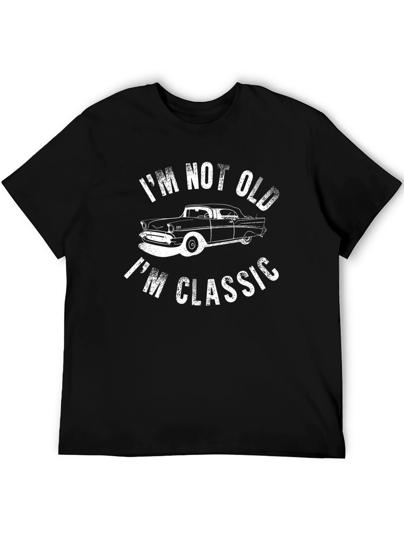 Black I'm Not Old I'm Classic Car Graphic T-Shirt view 5