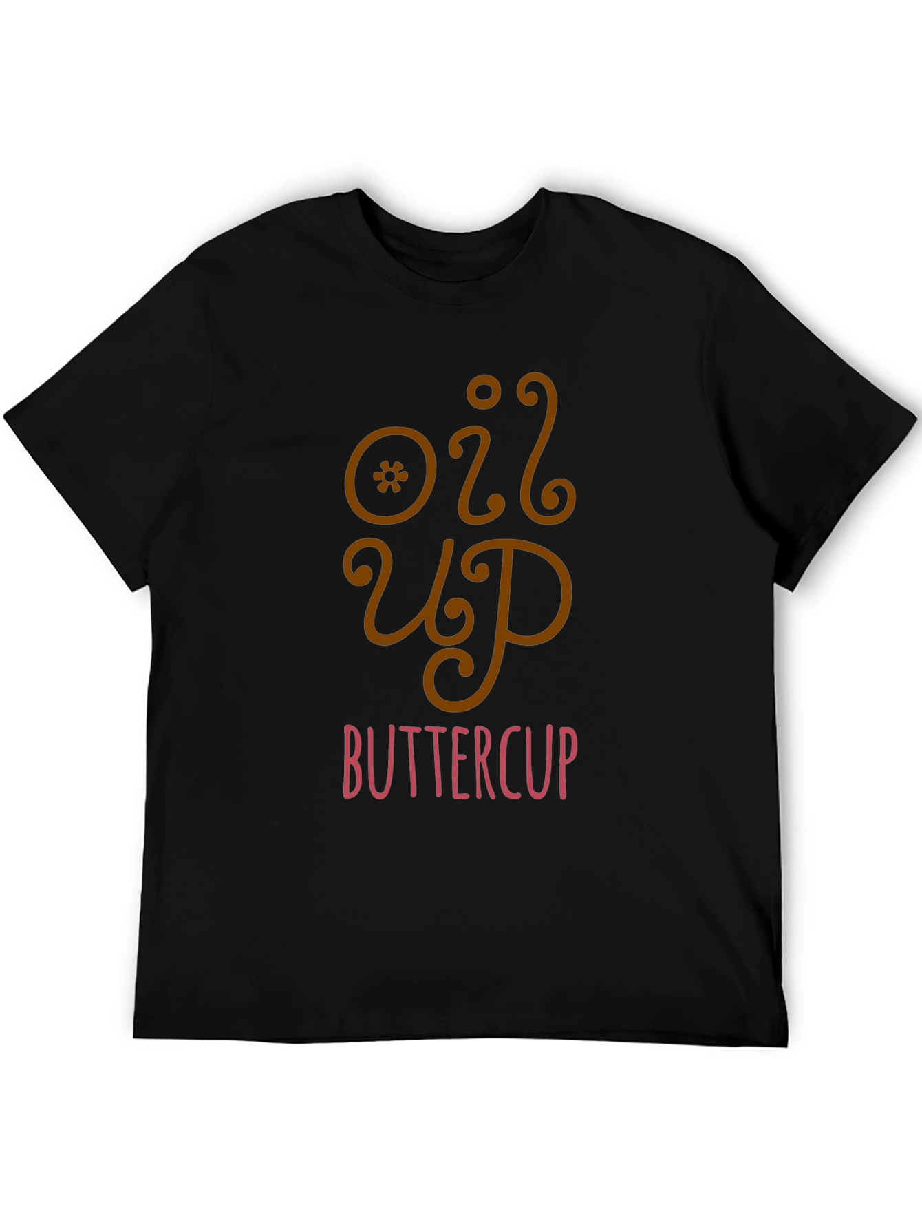 Black Oil Up Buttercup Graphic T-Shirt view 5