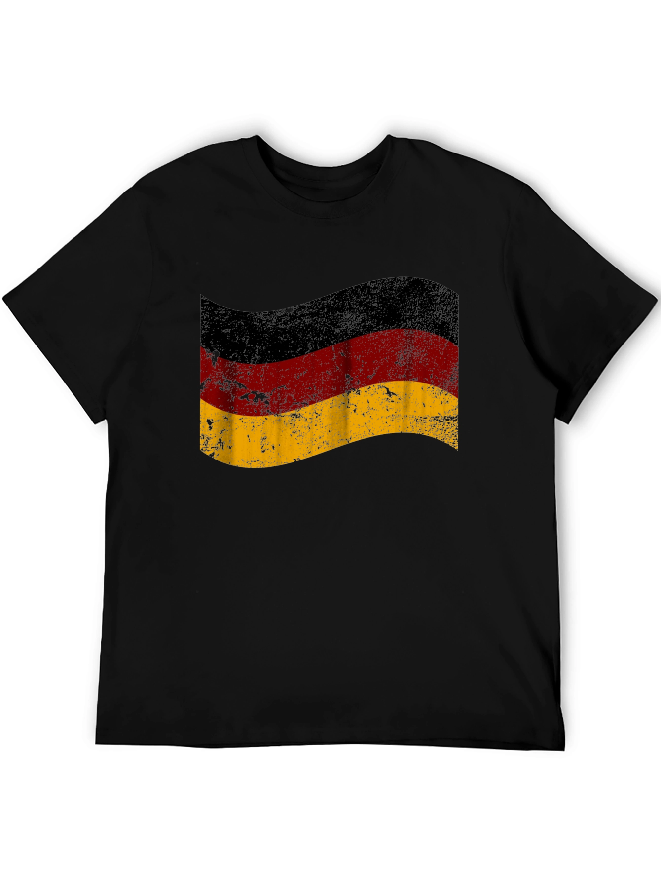 German Flag T-Shirt - Distressed Style - 5