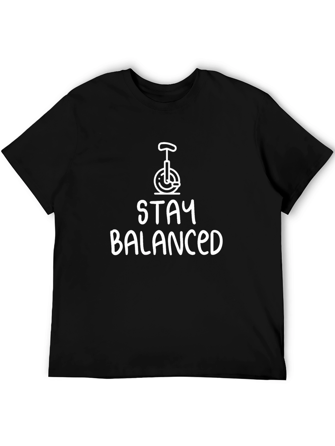 Black Stay Balanced Black Tee view 5