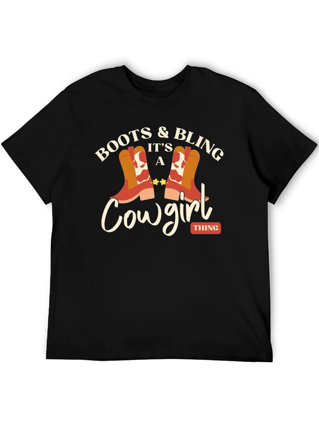 Boots & Bling Cowgirl T-Shirt - 5