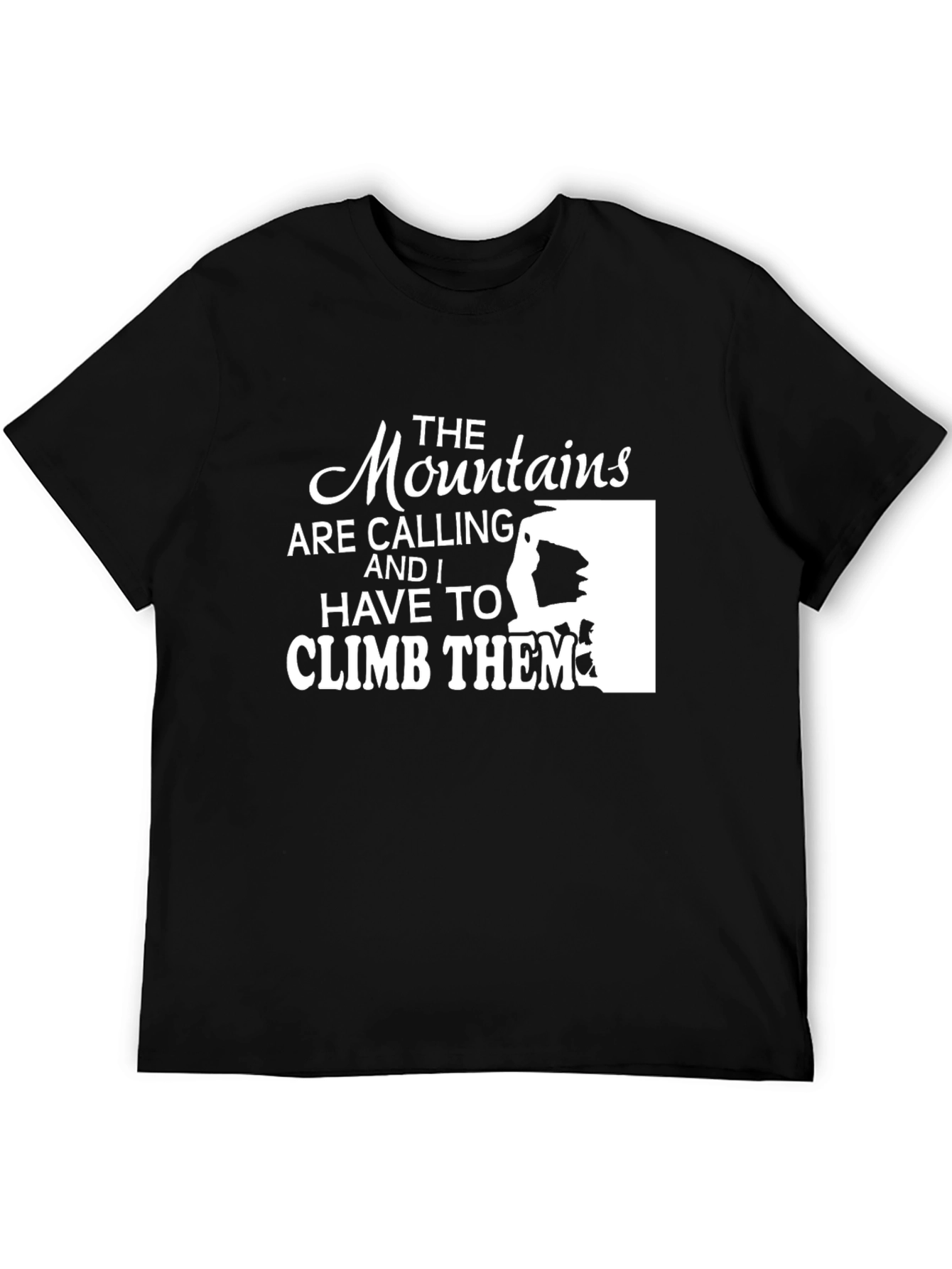 Black Mountains are Calling T-Shirt - Climber Tee view 5