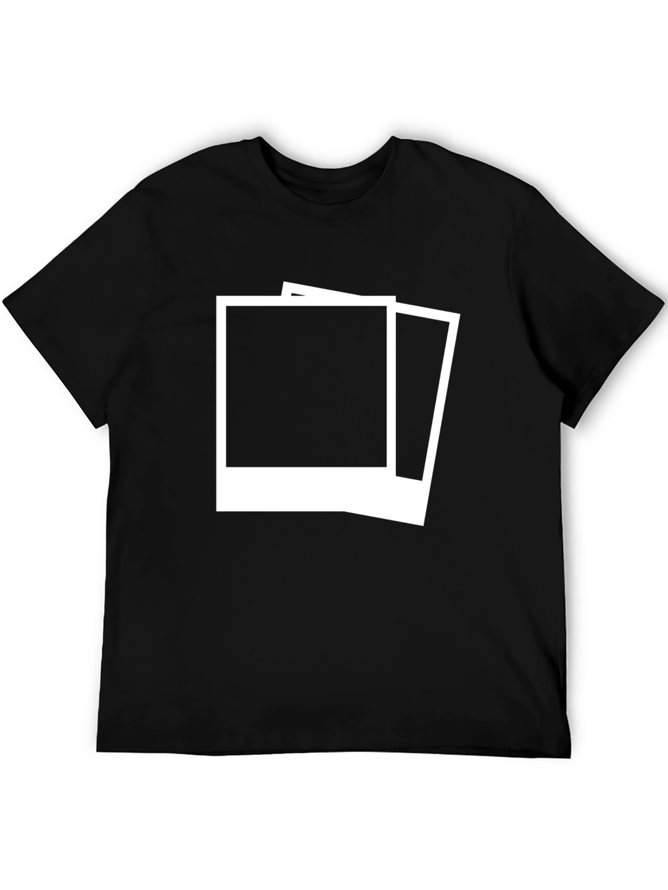 Black Retro Photo T-Shirt - Classic Style view 5