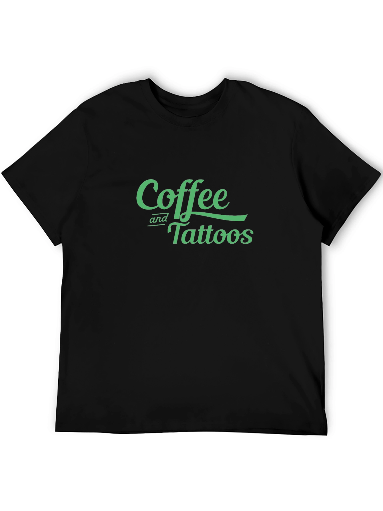 Black Coffee and Tattoos Graphic Tee - Cool Casual Style view 5