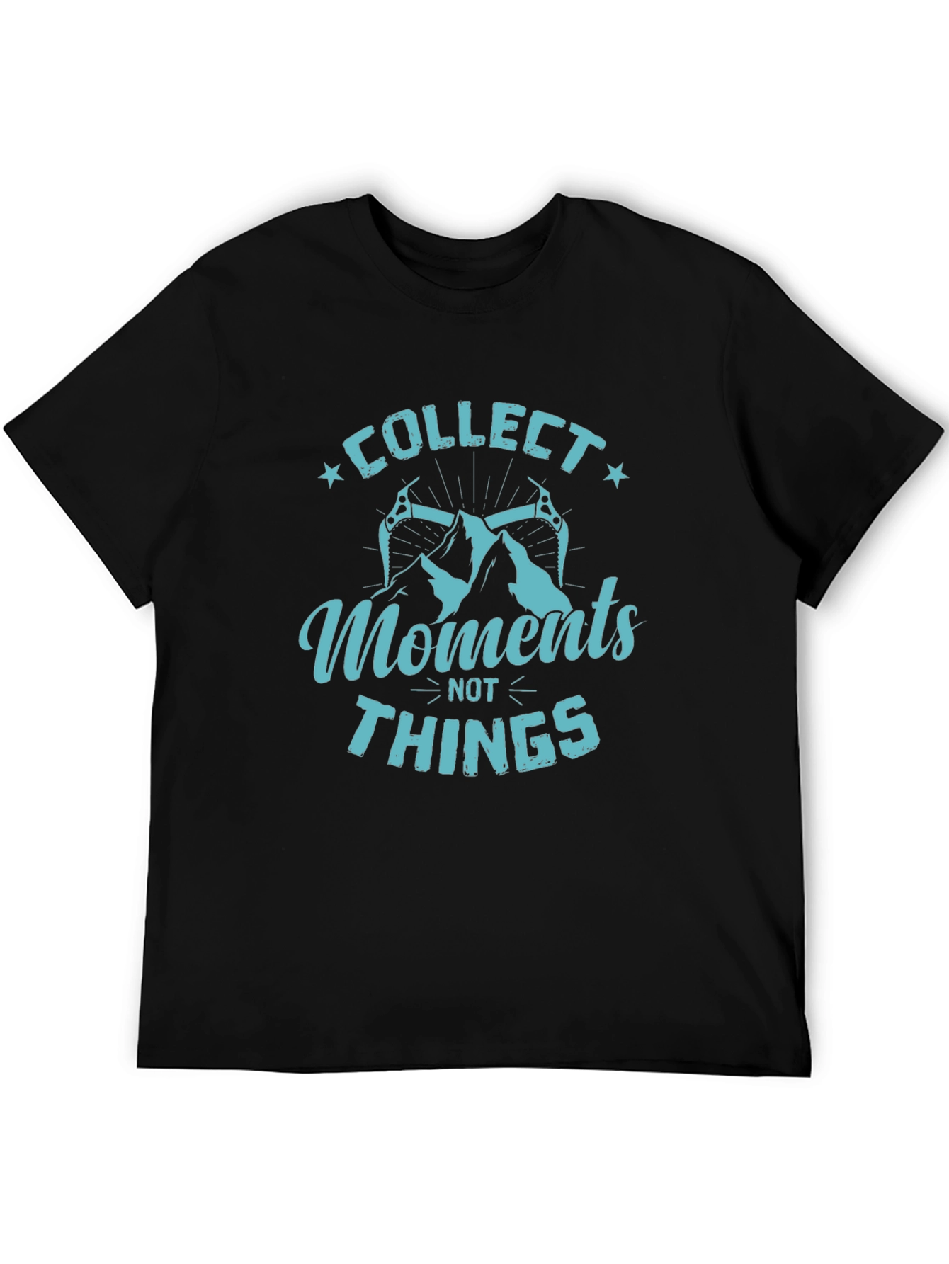 Black Collect Moments Not Things Black Graphic Tee view 5