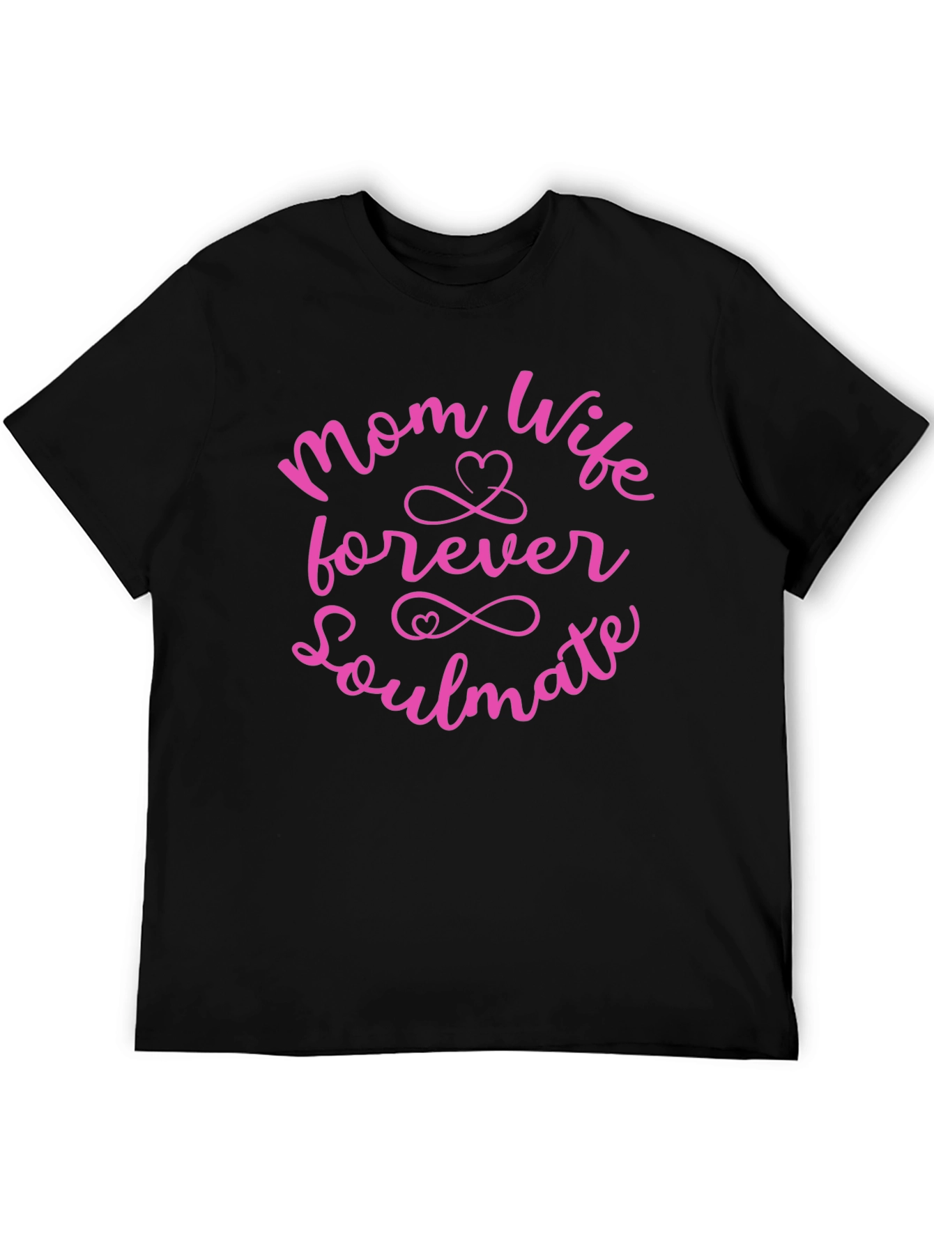 Black Mom Wife Forever Soulmate Graphic Tee view 5