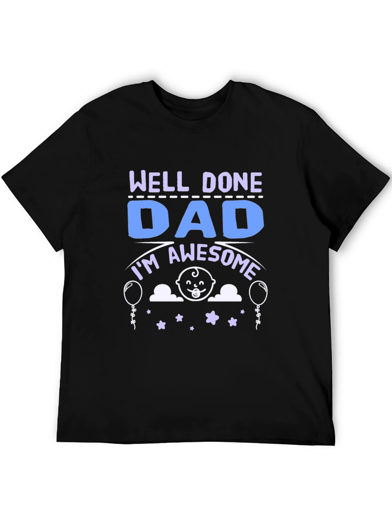Black Well Done Dad T-Shirt view 5