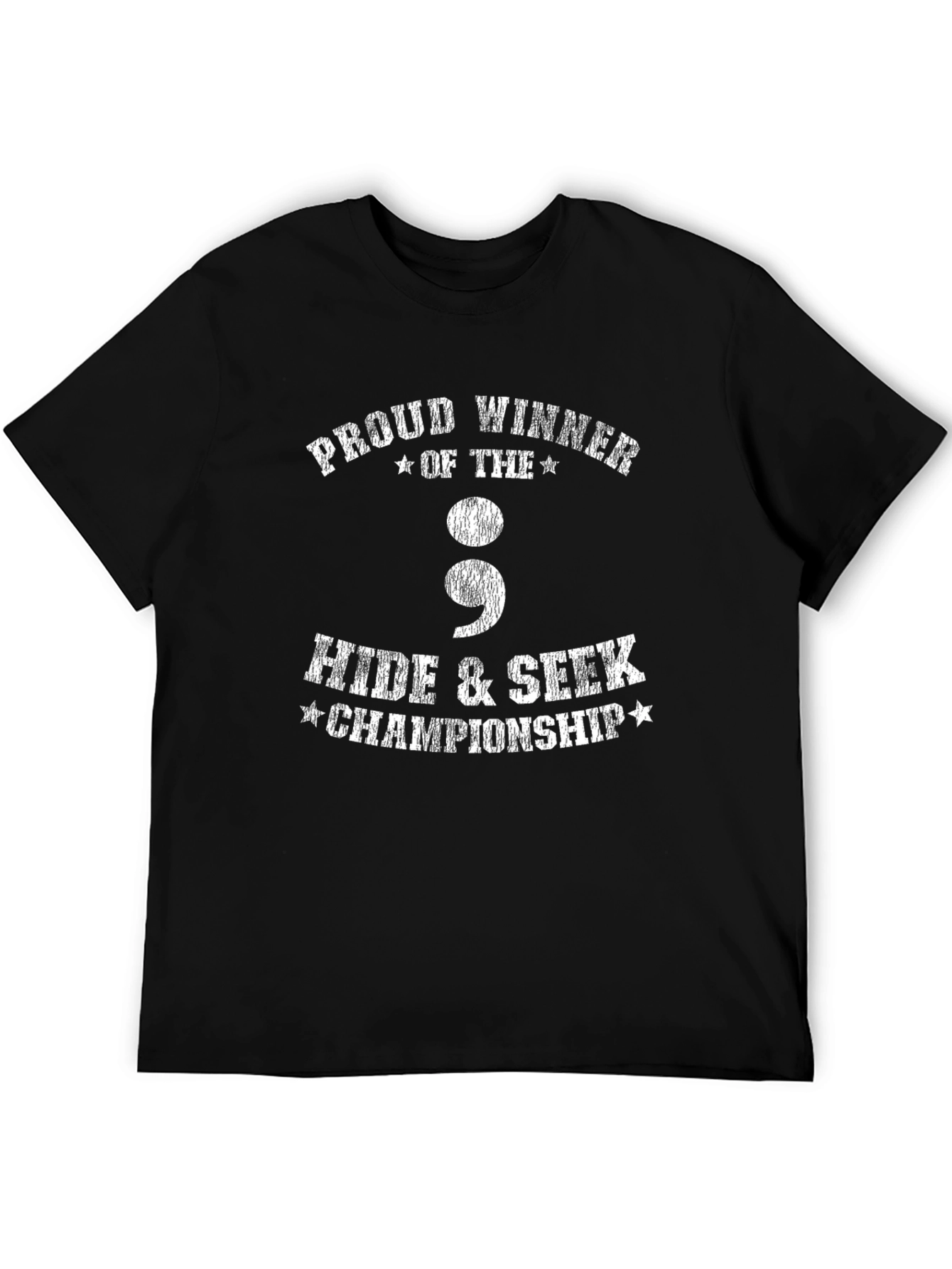 Black Hide & Seek Champion Tee view 5