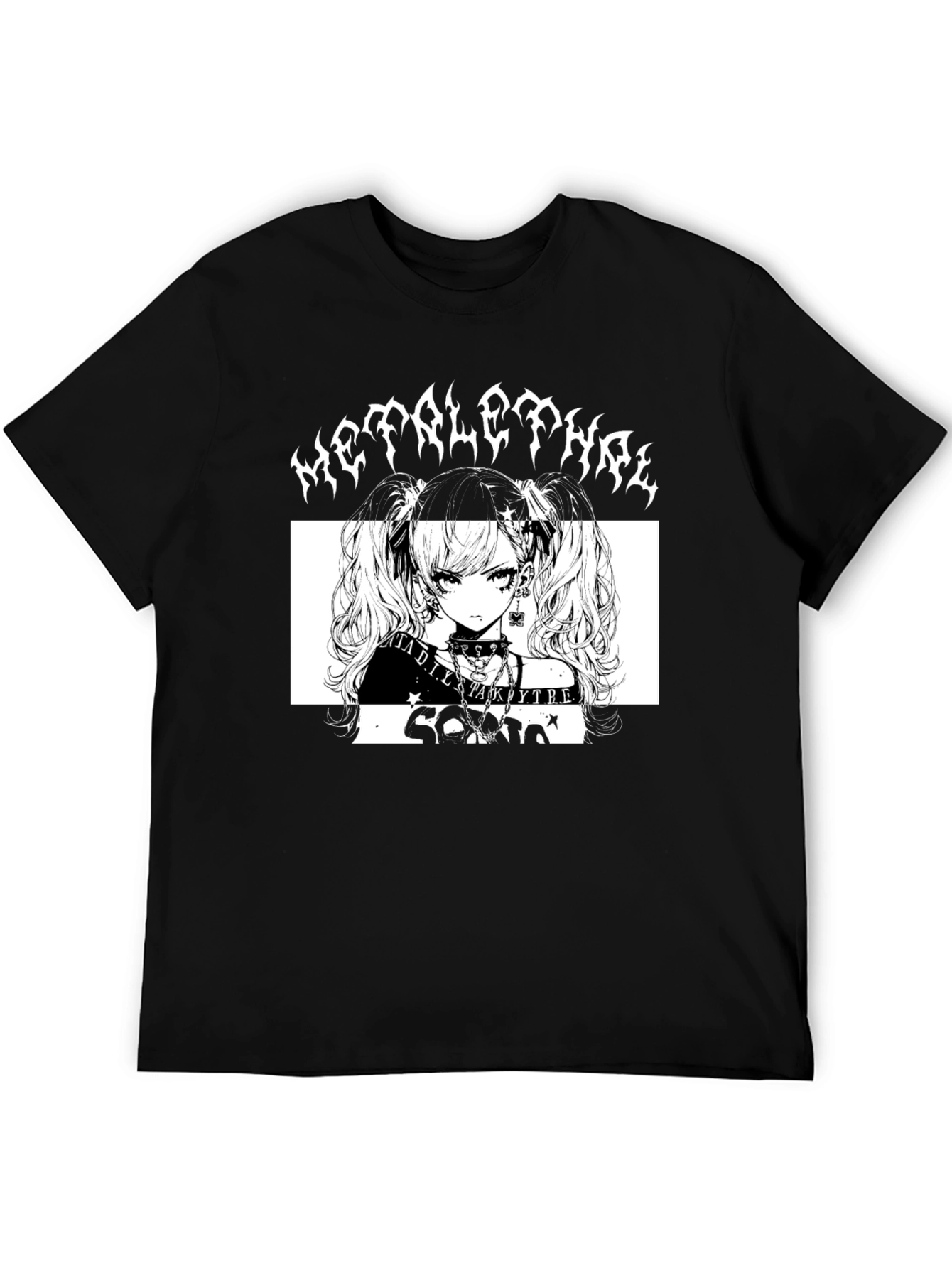 Black Metal Lethal Idol Core Black T-Shirt view 5