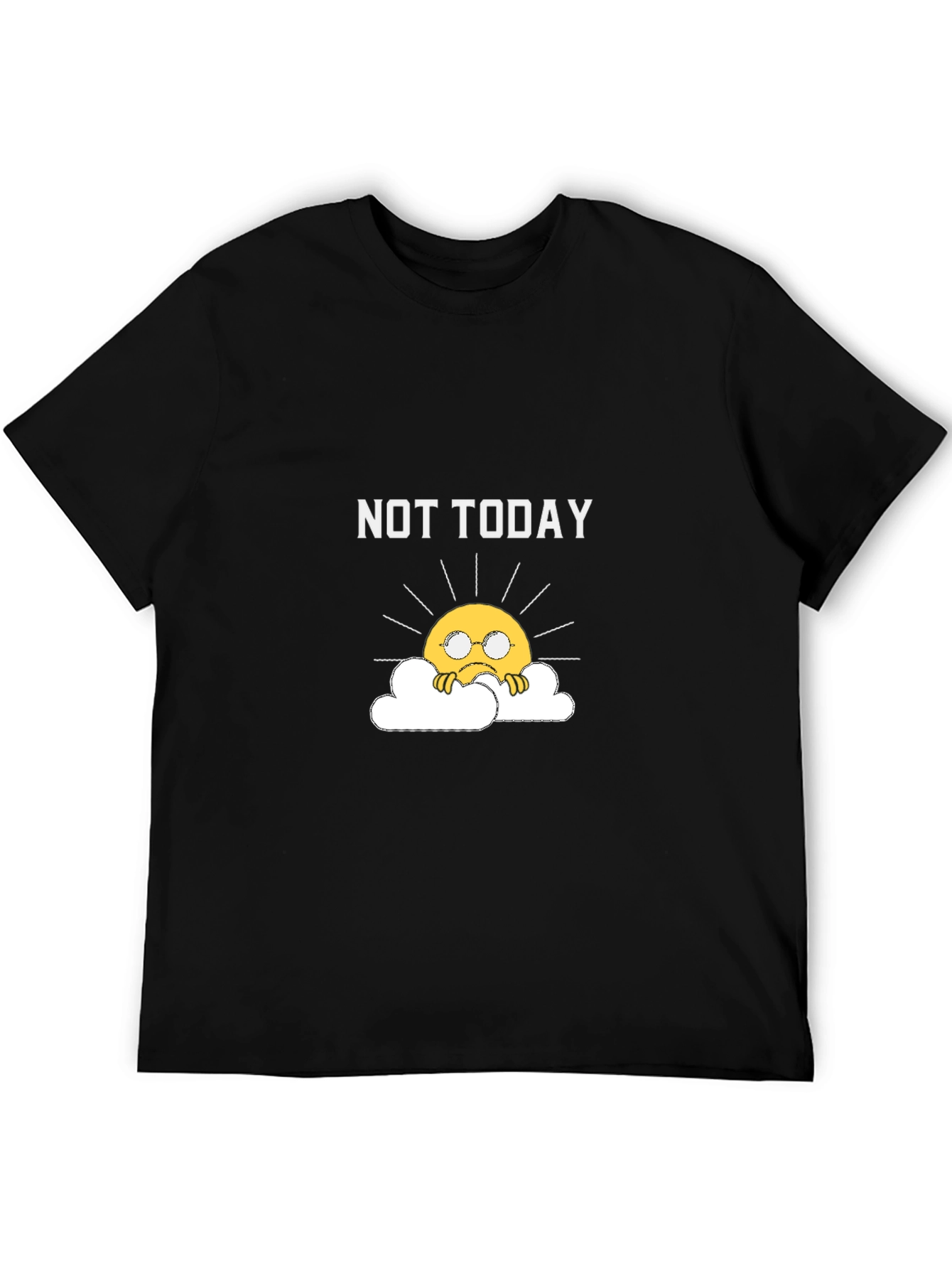Black Not Today Graphic Tee - Relaxed Fit view 5
