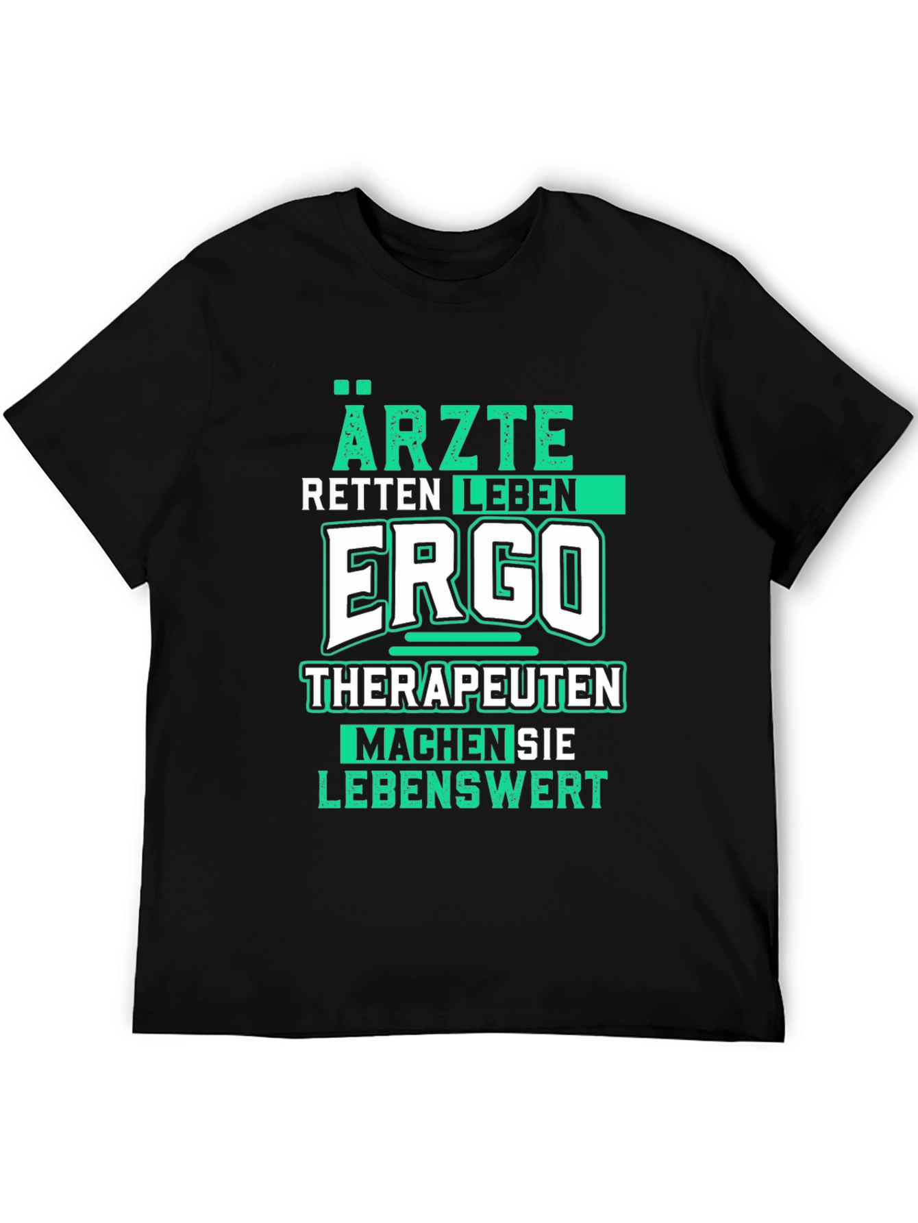 Black Ärzte Retten Leben Funny T-Shirt view 5