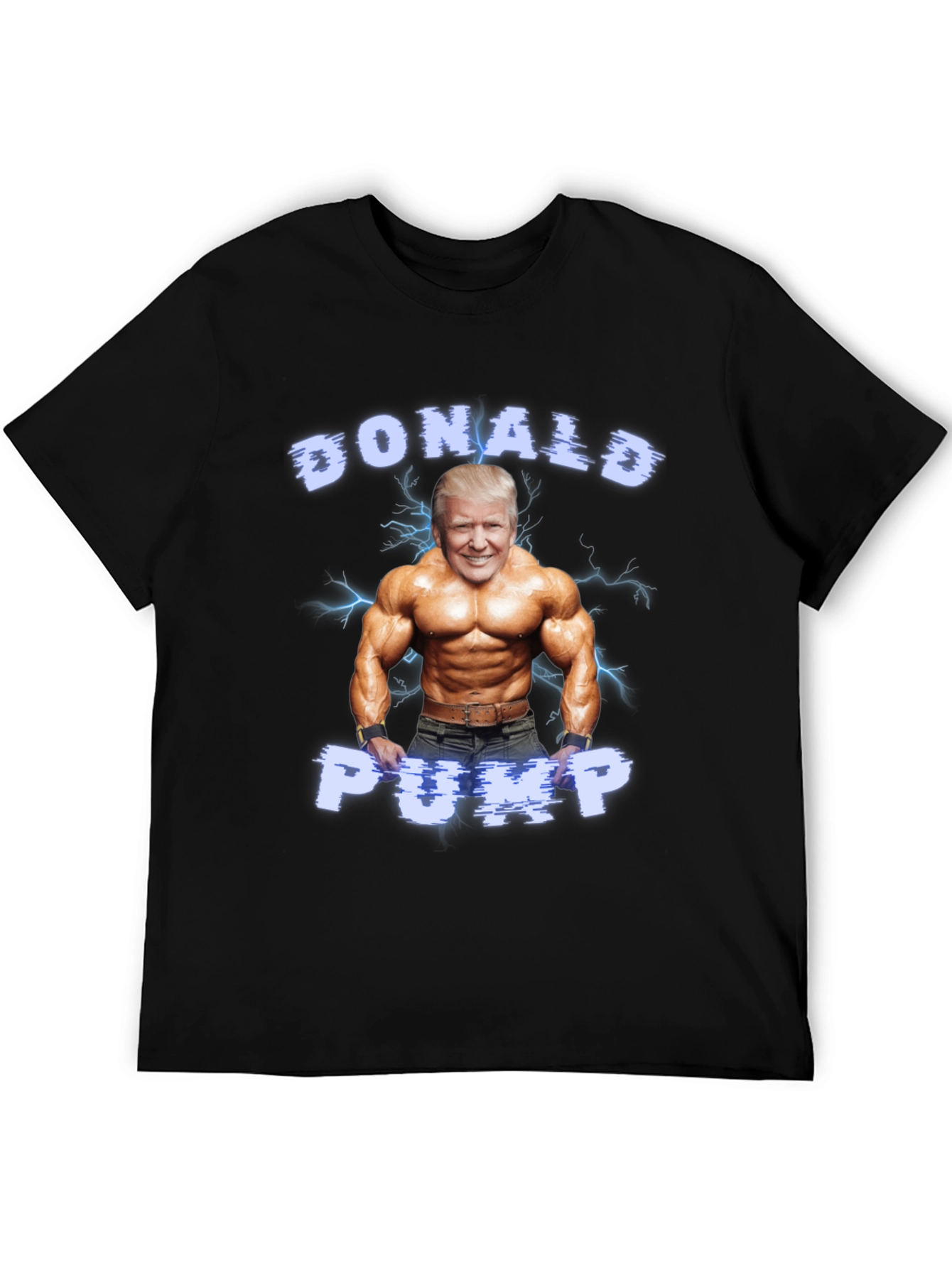 Black Donald Pump Black T-Shirt view 5