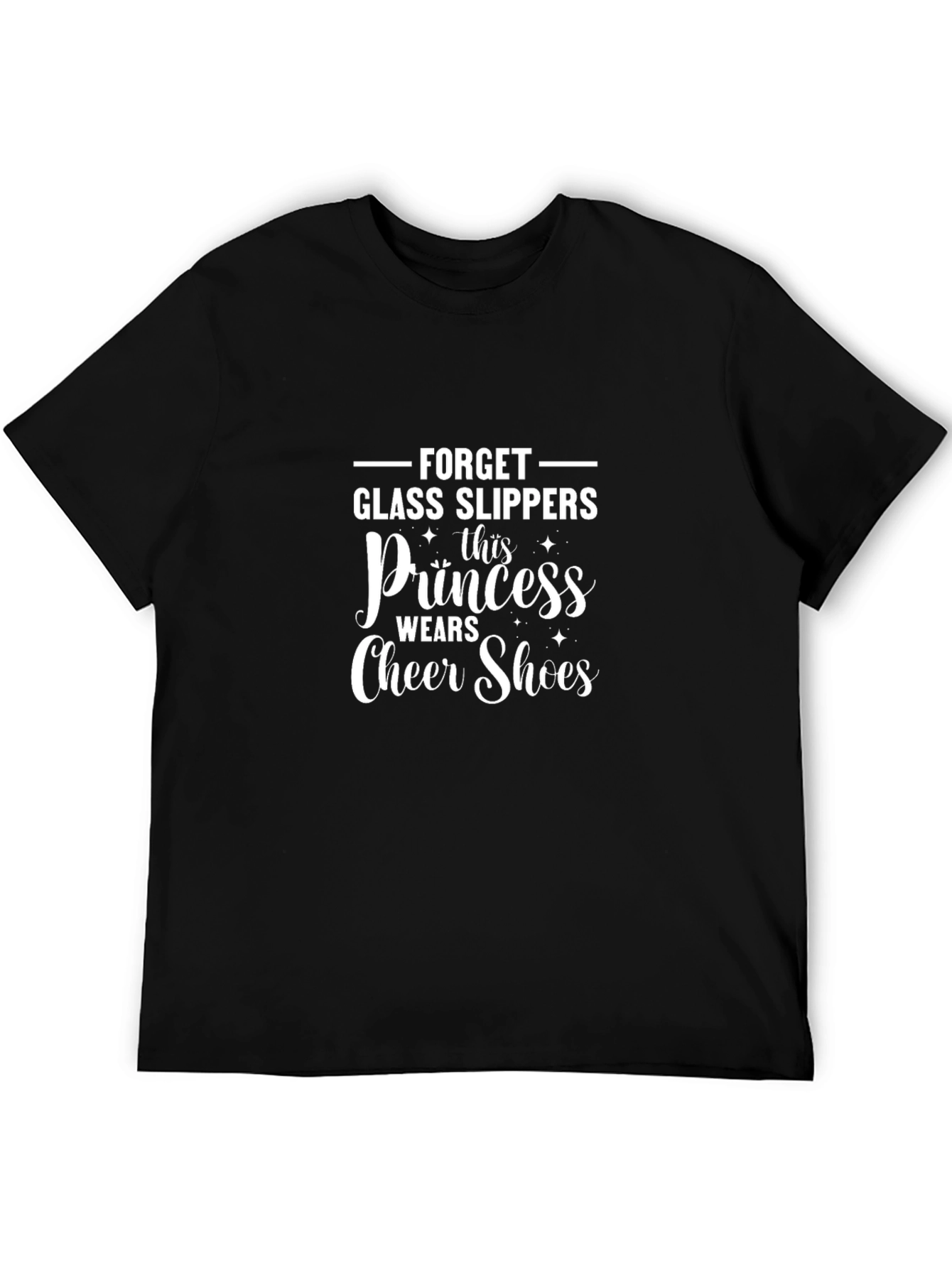 Black Cheer Princess Black T-Shirt view 5