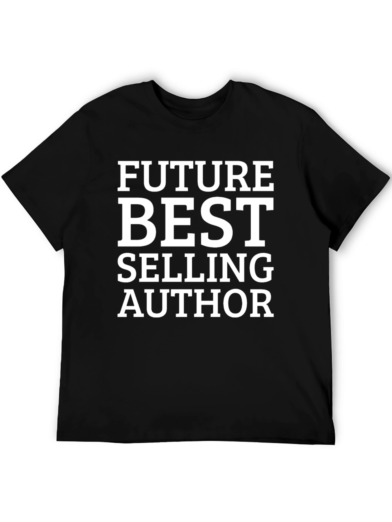 Black Future Best Selling Author Black T-Shirt view 5