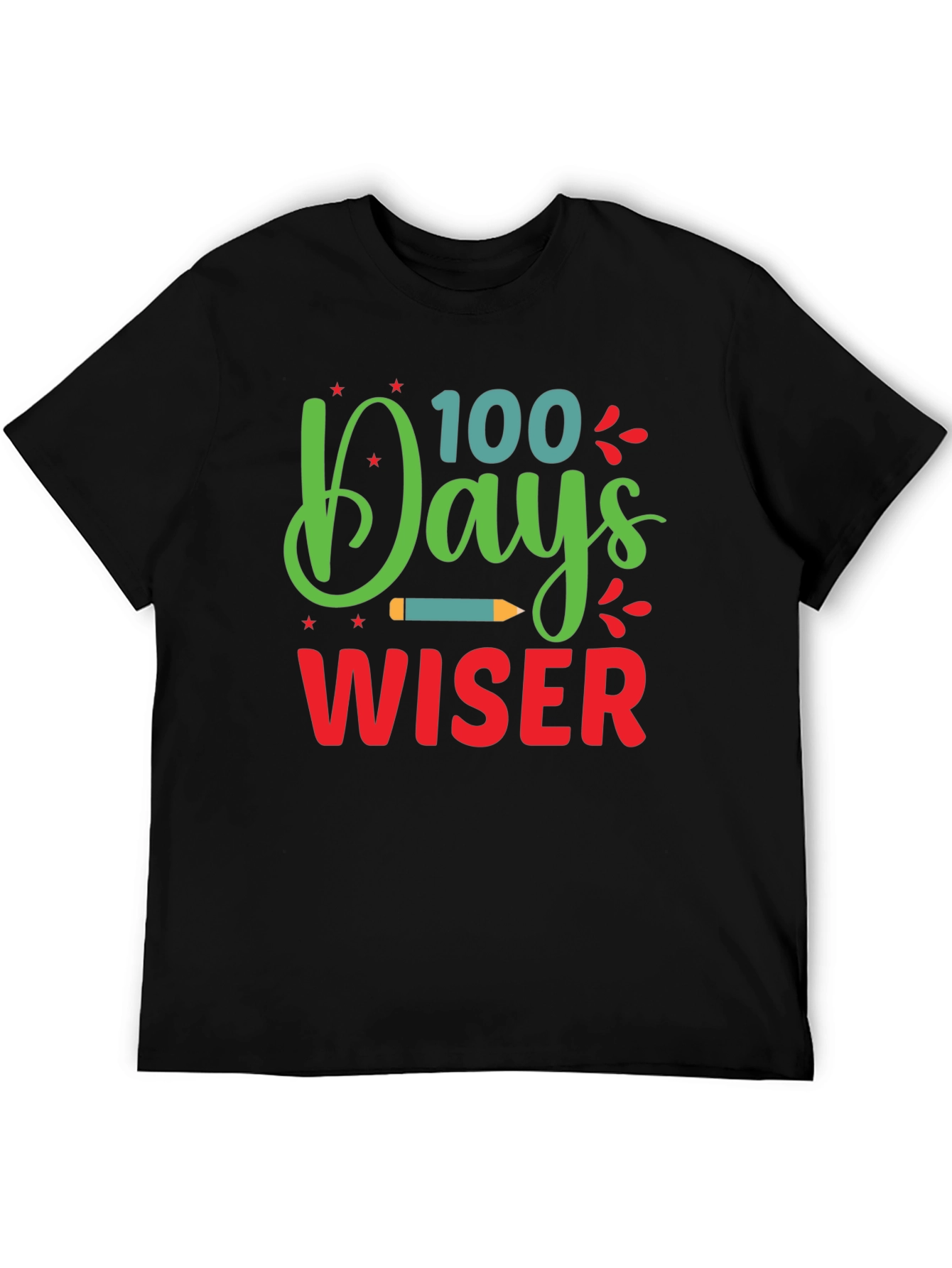 100 Days Wiser T-Shirt - Back to School Apparel - 5