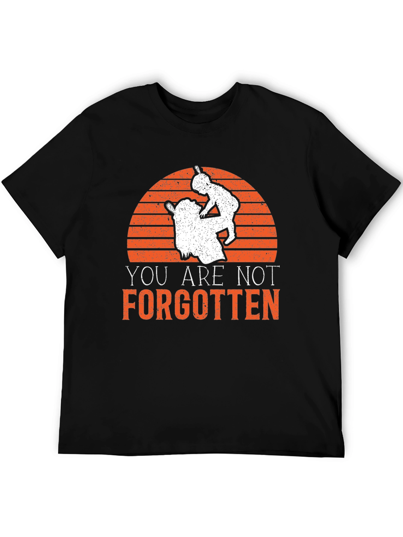 Black You Are Not Forgotten Graphic T-Shirt view 5