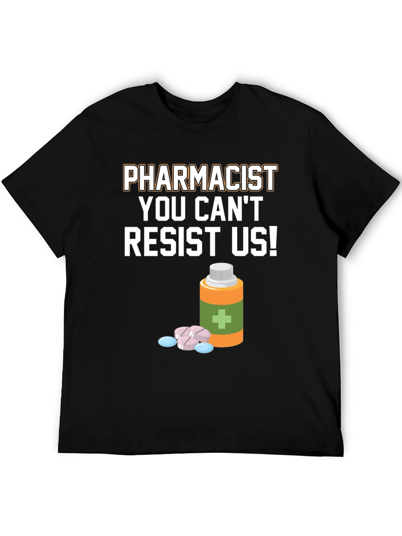Black Pharmacist Resist Us T-Shirt - Novelty Pharmacy Tee view 5