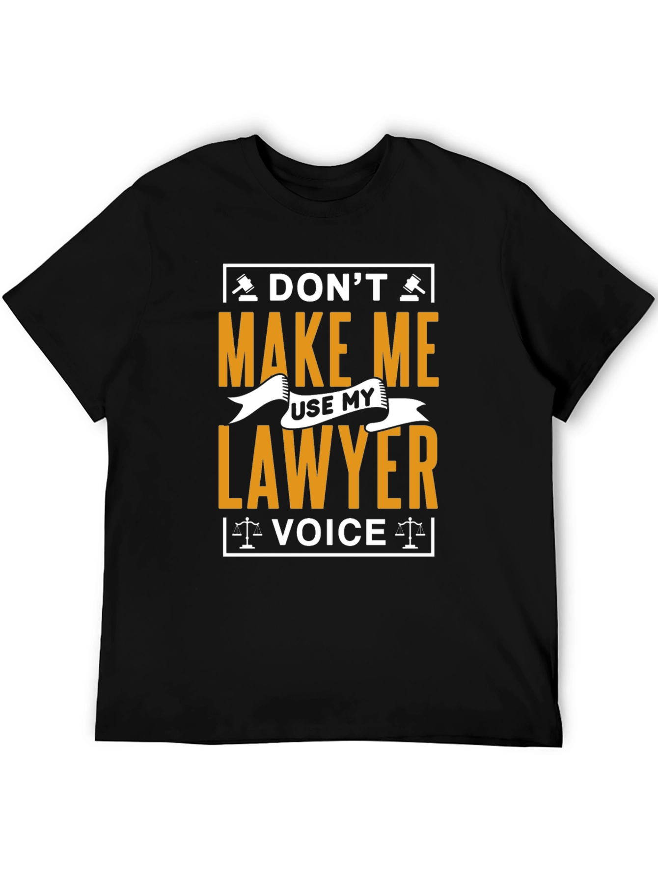 Black Don't Make Me Use My Lawyer Voice T-Shirt view 5