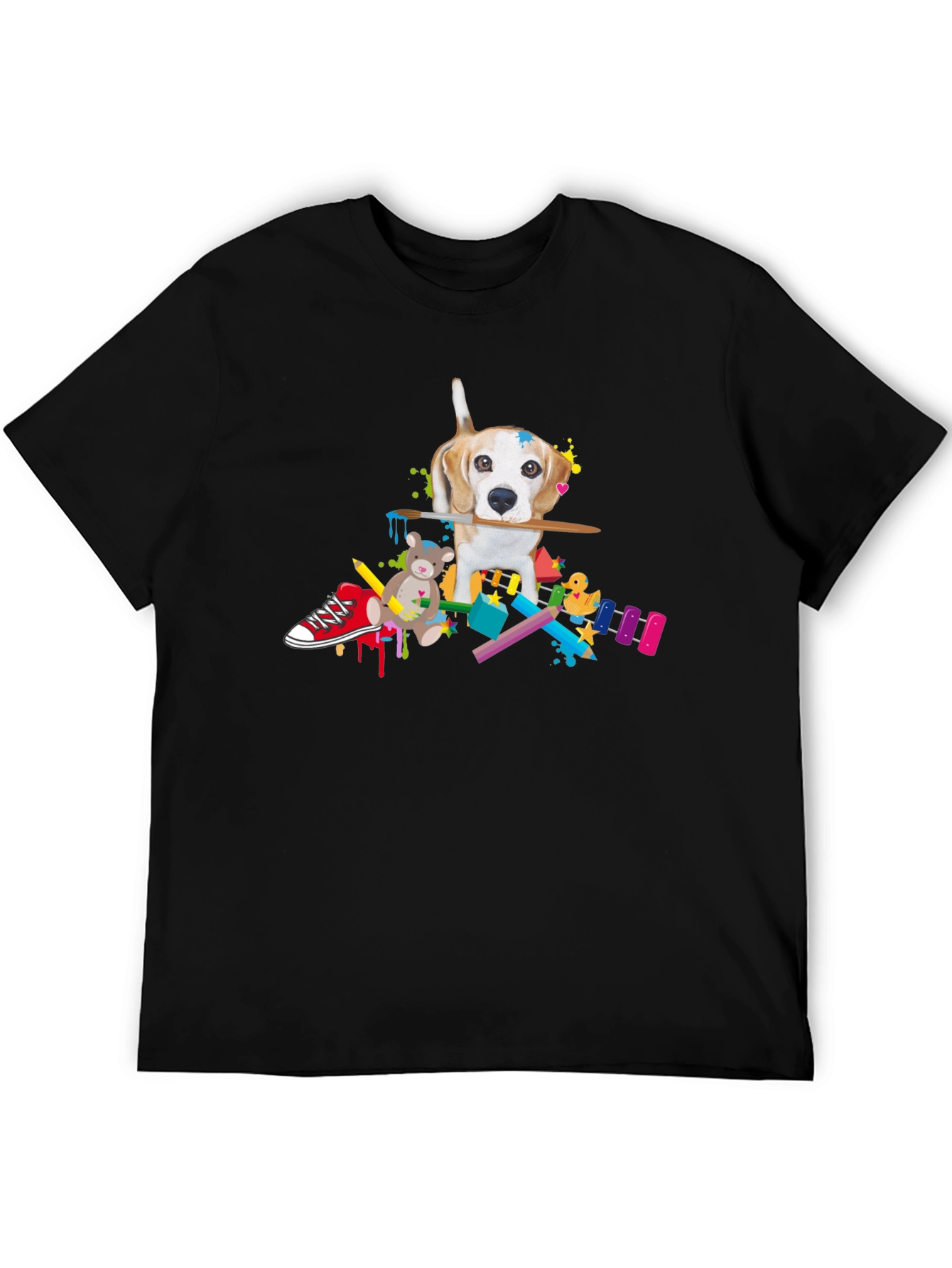 Black Dog Artist T-Shirt view 5