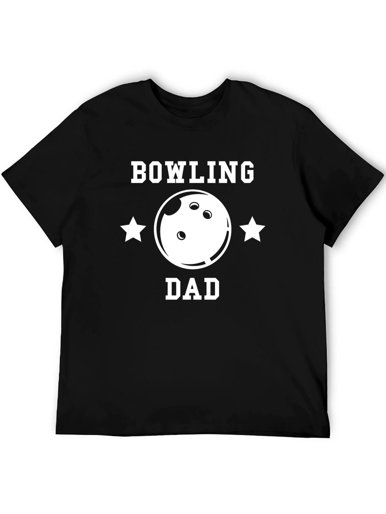 Black Bowling Dad Graphic T-Shirt view 5