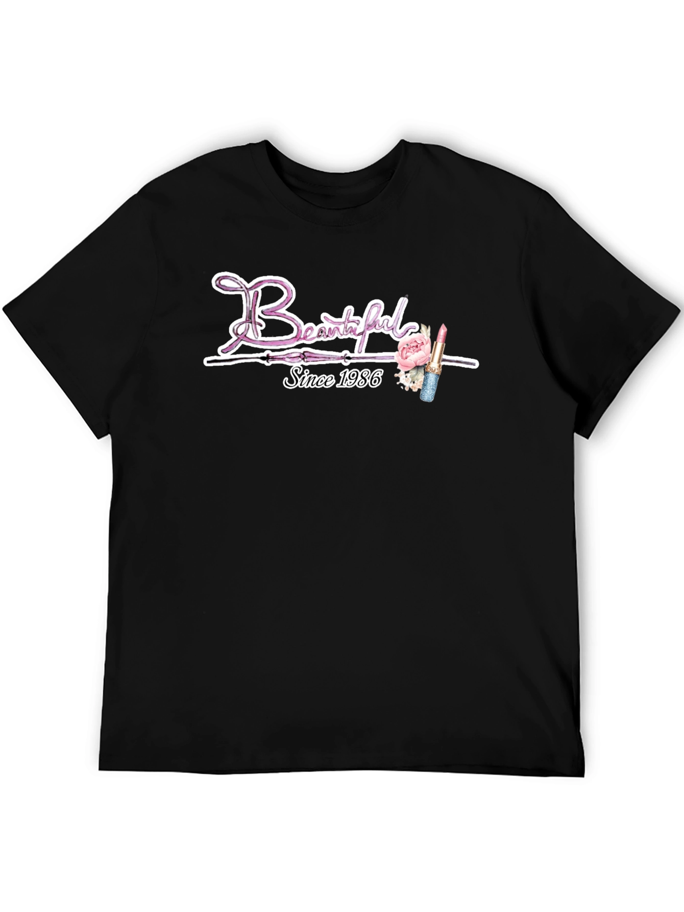 Black Beautiful Since 1986 Graphic Tee view 5