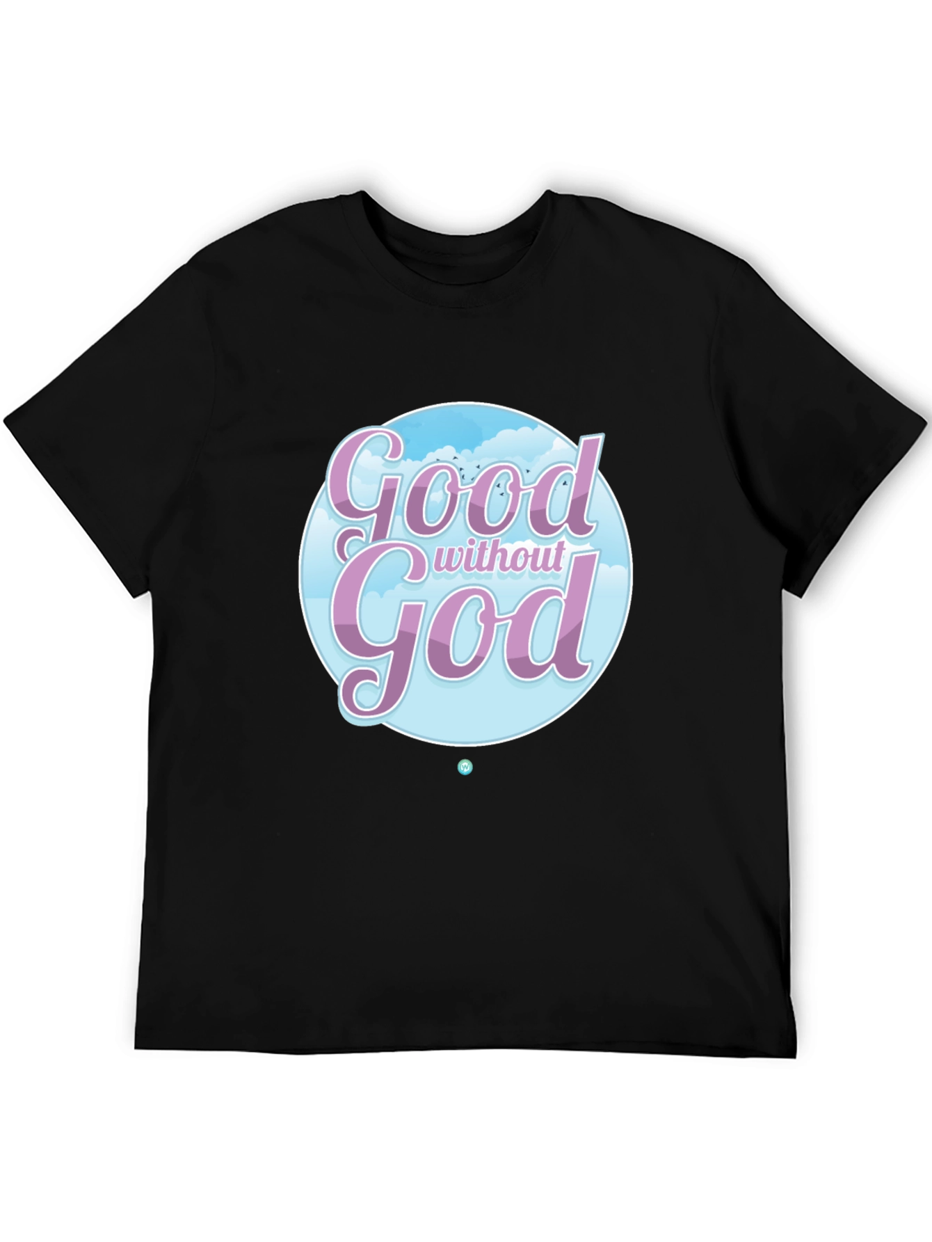Black Good Without God Graphic T-Shirt view 5