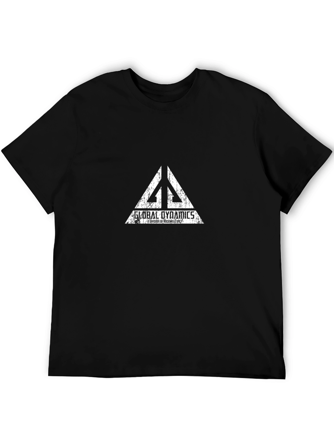 Black Global Dynamics Black T-Shirt view 5