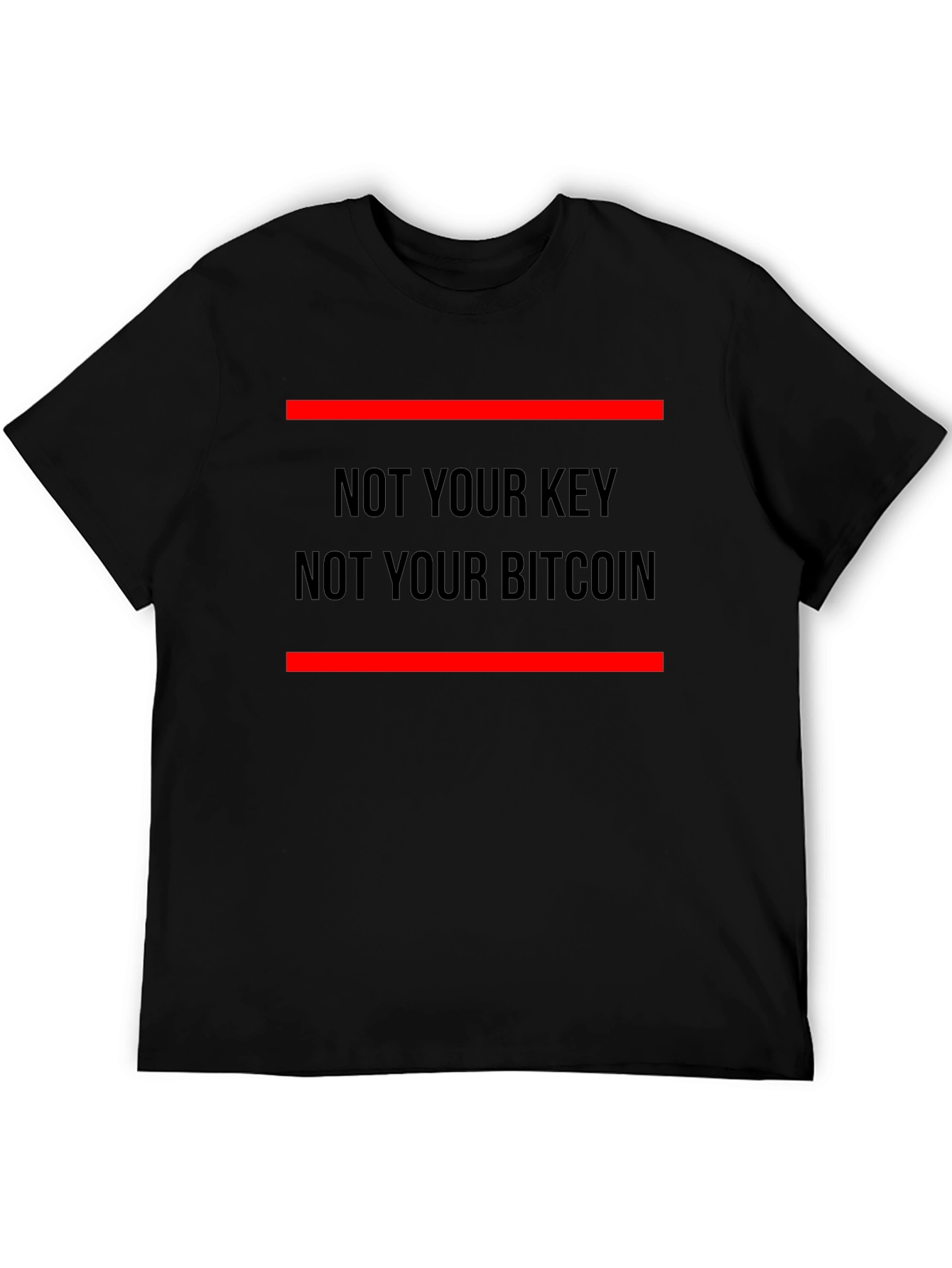 Not Your Keys Not Your Bitcoin T-Shirt - 5