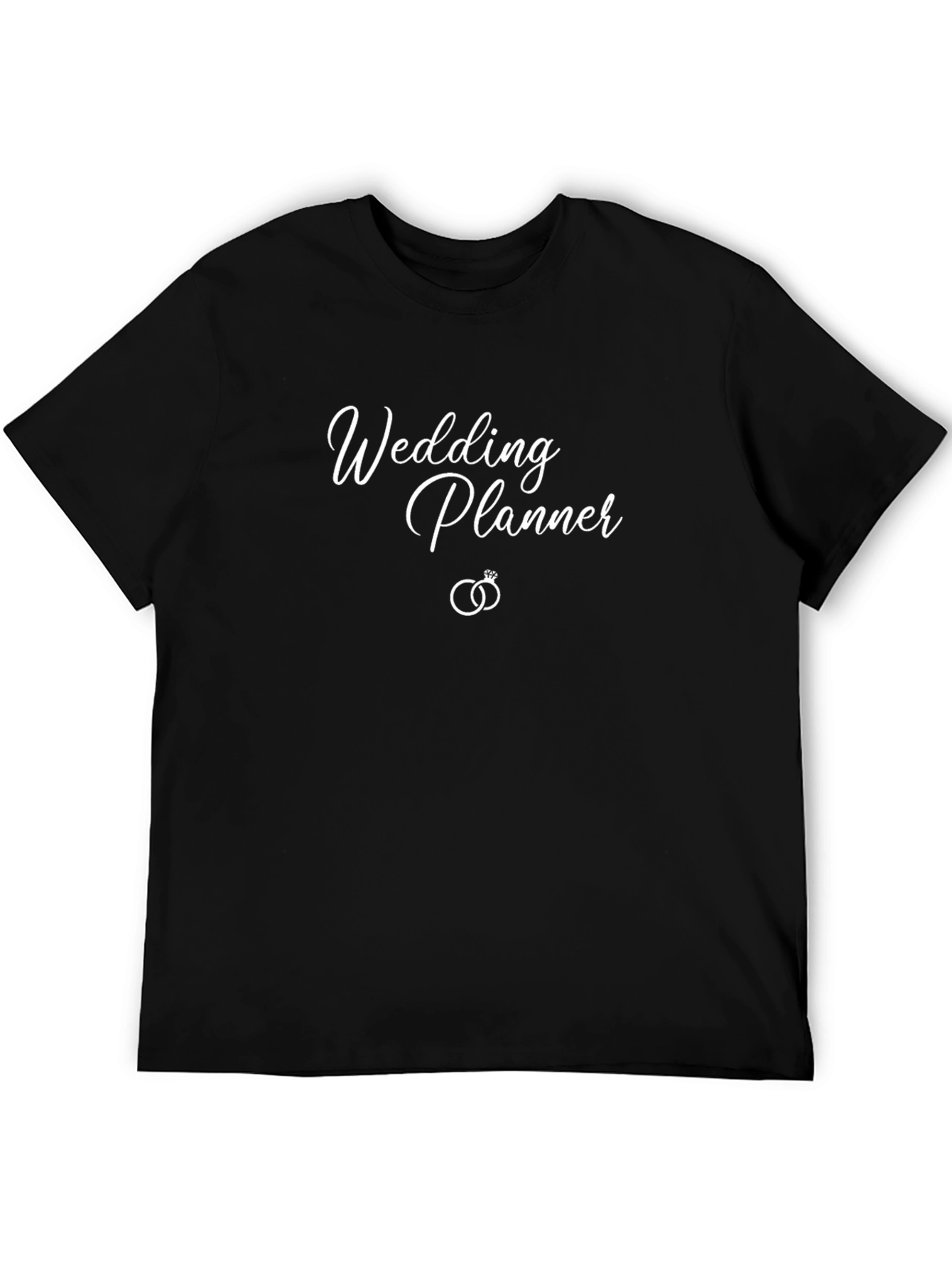 Black Wedding Planner T-Shirt - Stylish Event Coordinator Apparel view 5
