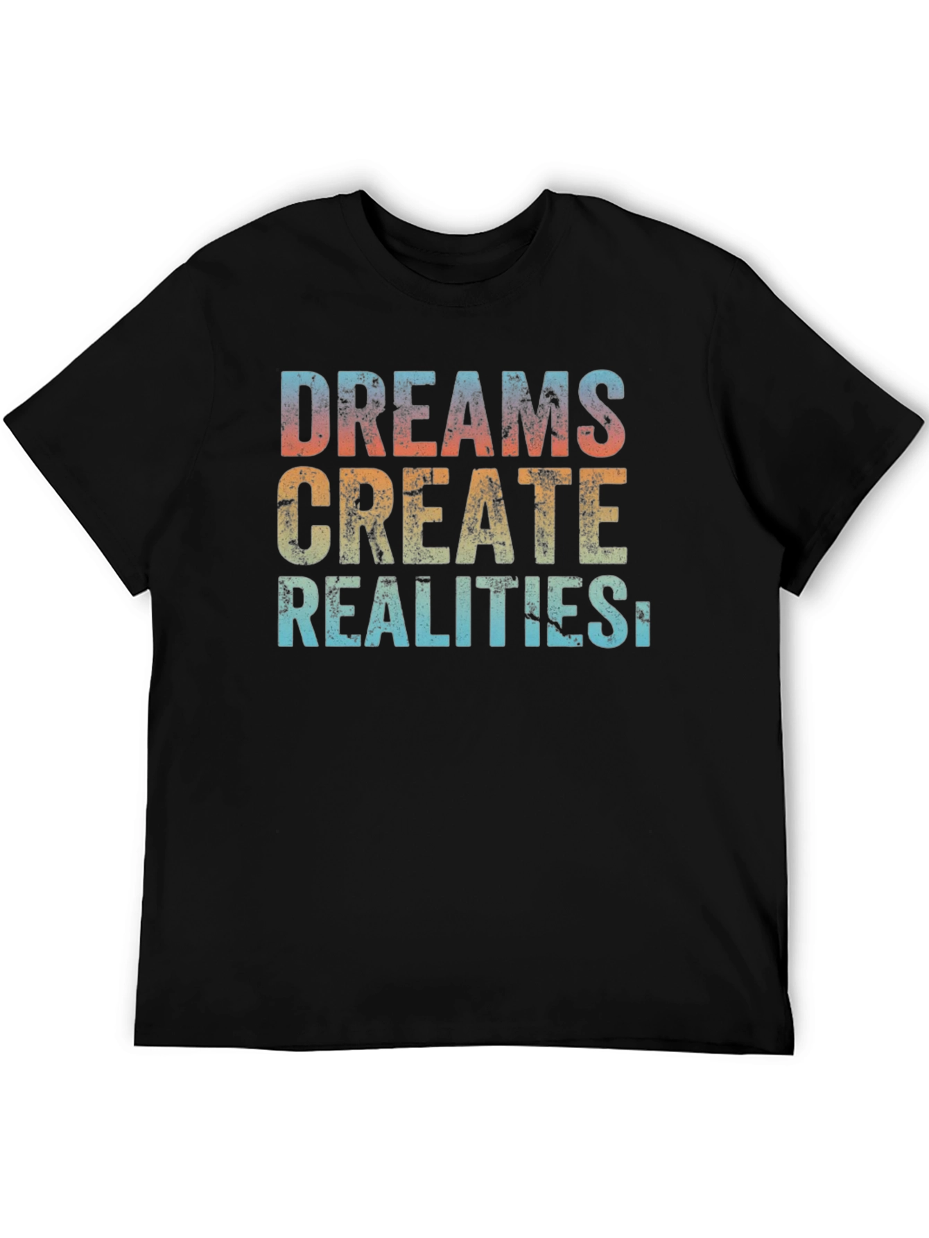Black Dreams Create Realities Graphic Tee view 5