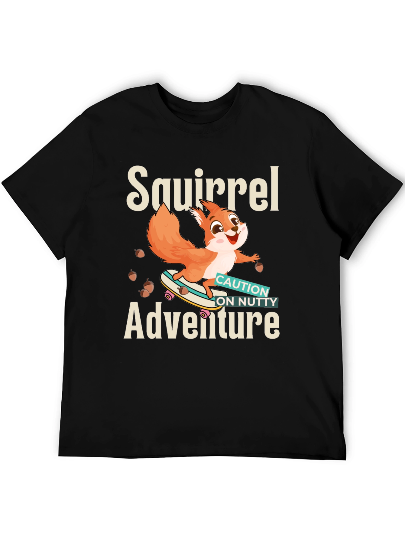 Black Squirrel Adventure T-Shirt view 5