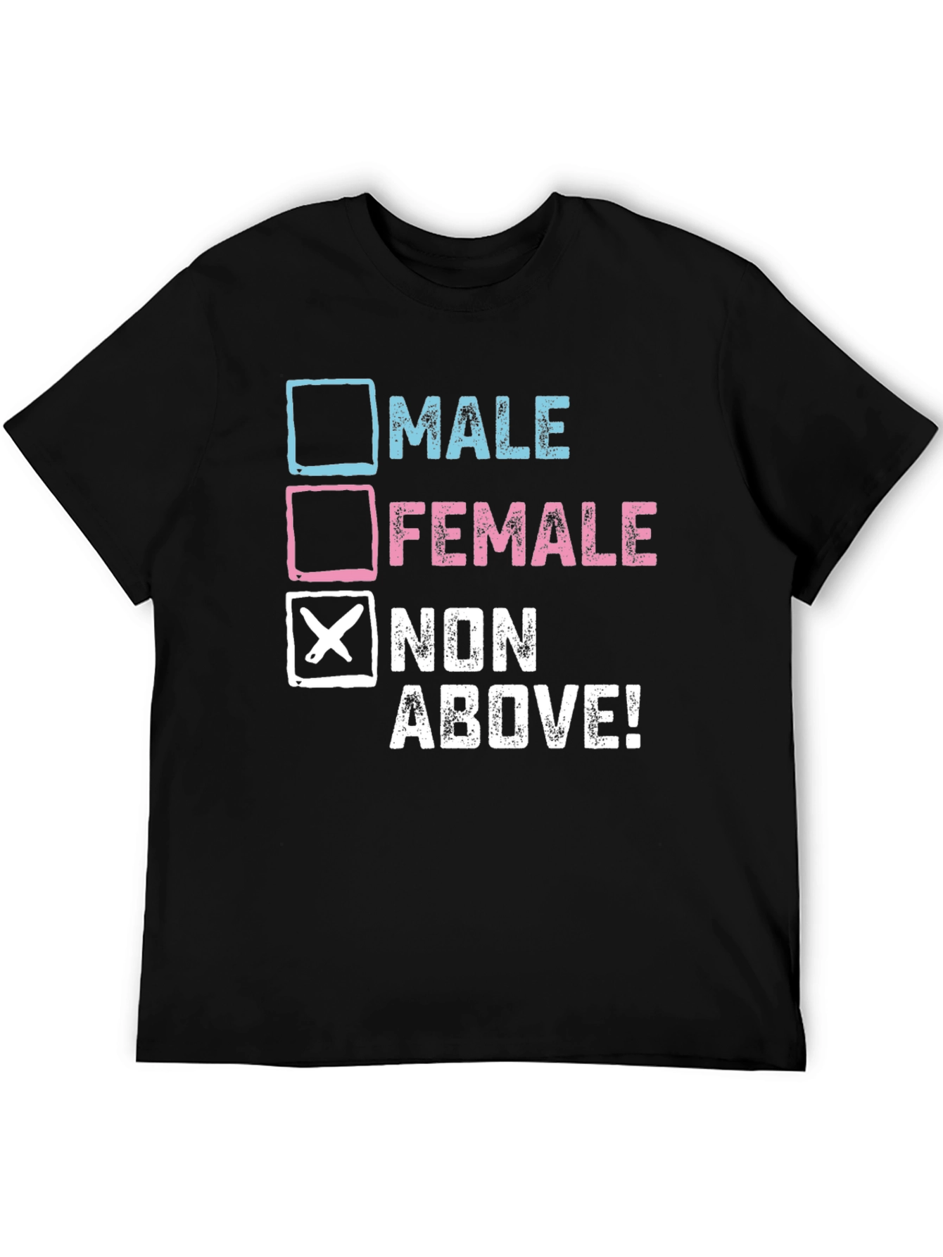 Black Non-Binary Choice T-Shirt view 5