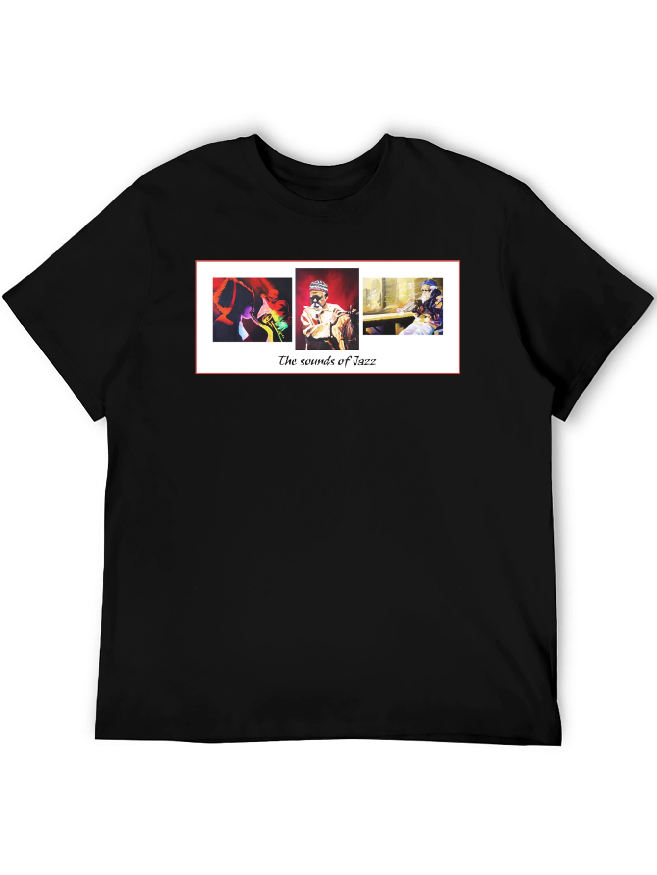 Black The Sounds of Jazz Graphic Tee view 5