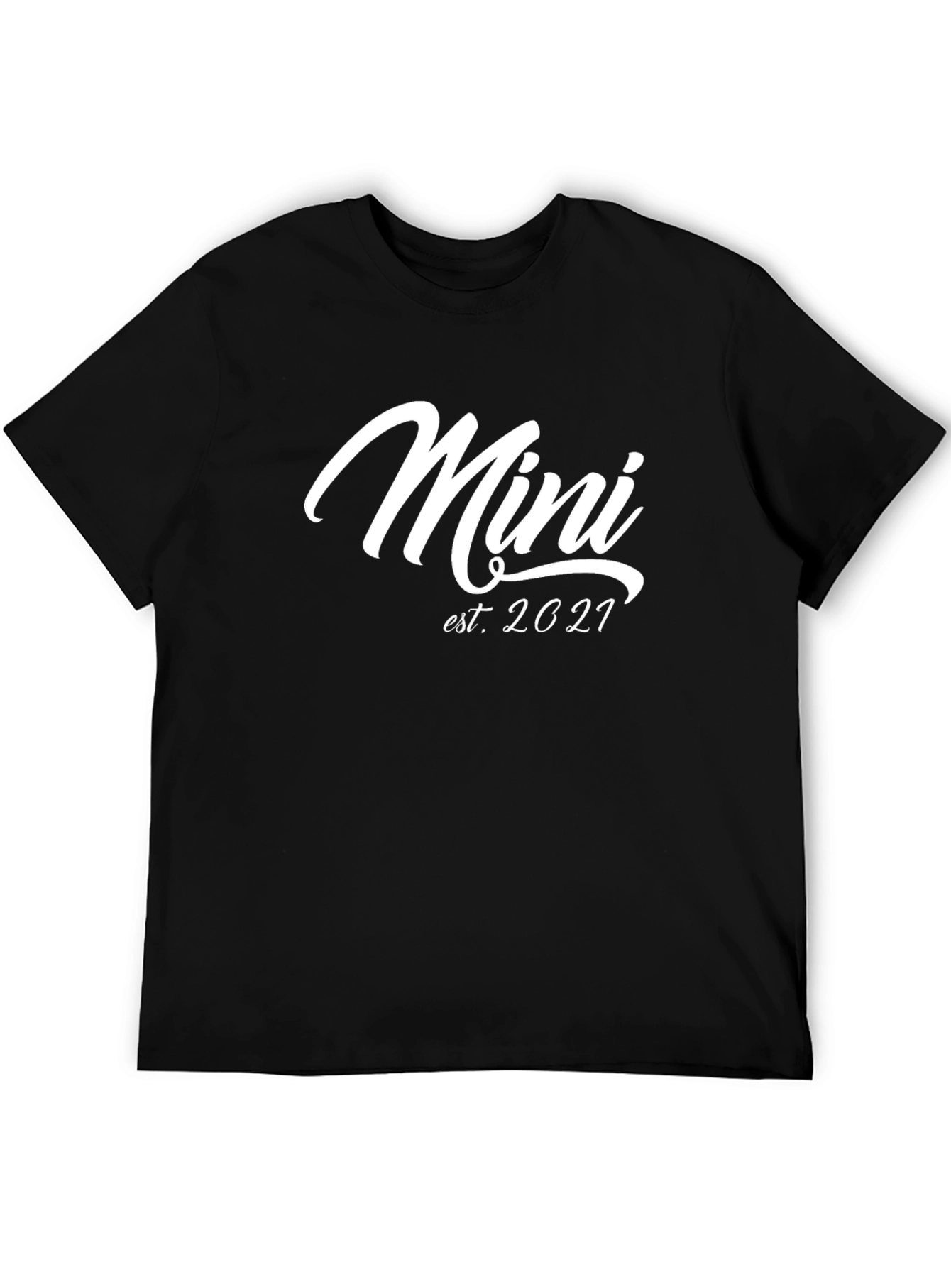Black Mini Est. 2021 Black Graphic Tee view 5