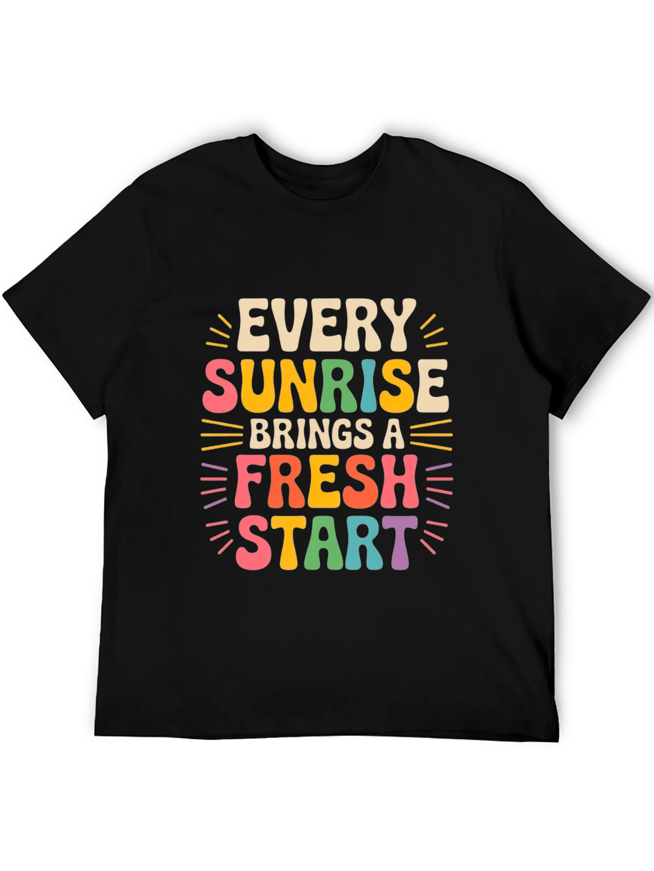 Black Sunrise Fresh Start Graphic Tee view 5