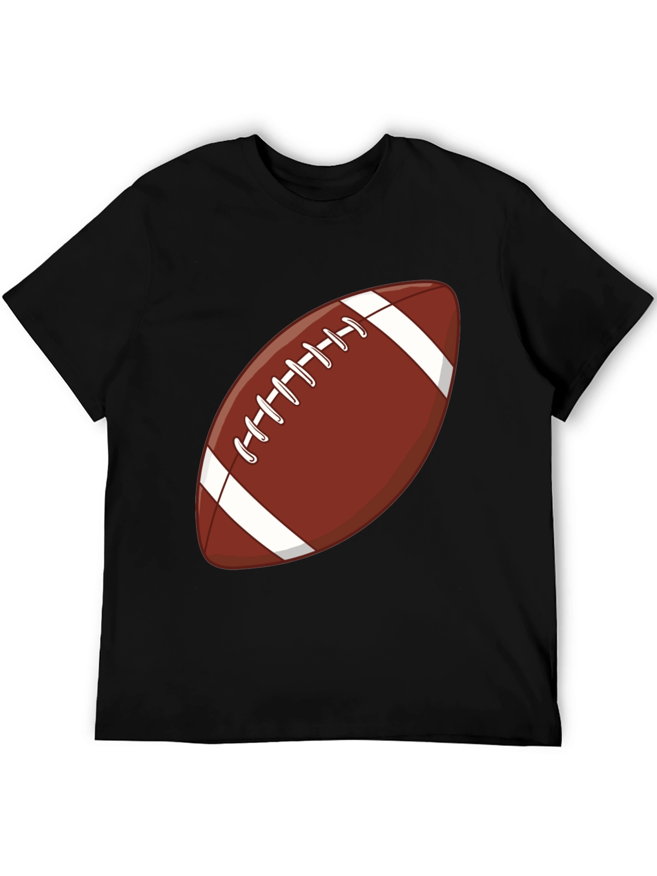 Black Football Graphic Tee - Game Day Ready! view 5